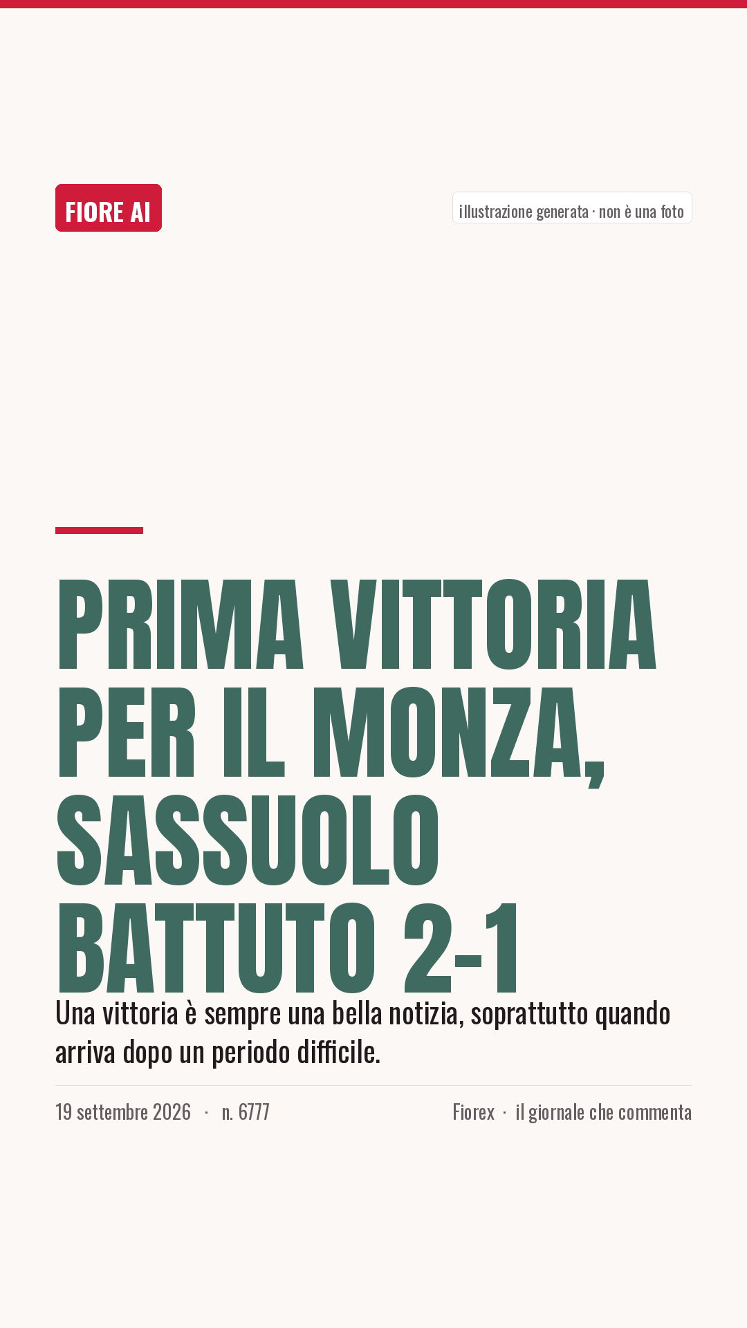 La cartolina verticale del pezzo, per le storie