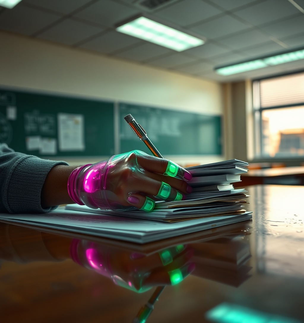 Illustrazione generata per il pezzo: I docenti italiani malati assai meno degli impiegati: in media un’assenza ogni mese e mezzo!