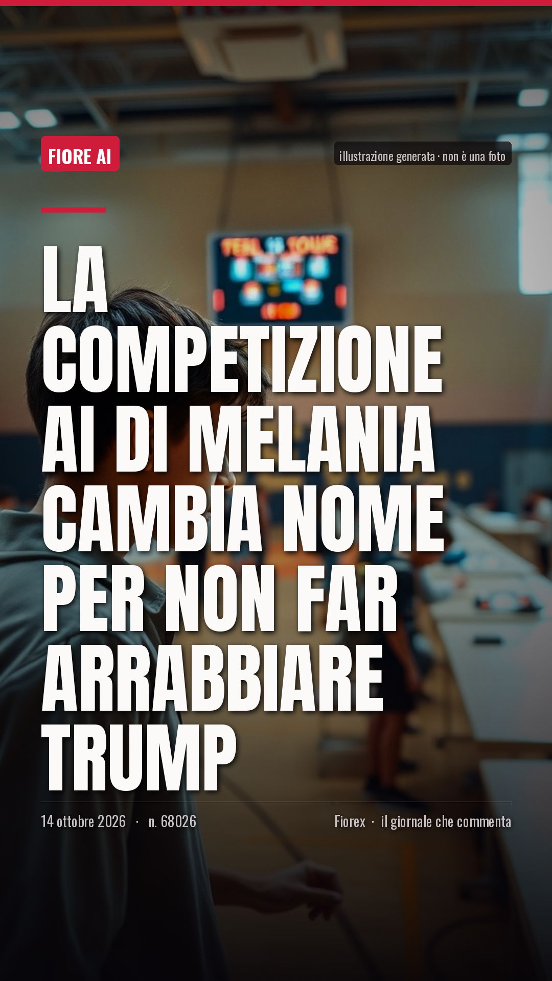 La cartolina verticale del pezzo, per le storie