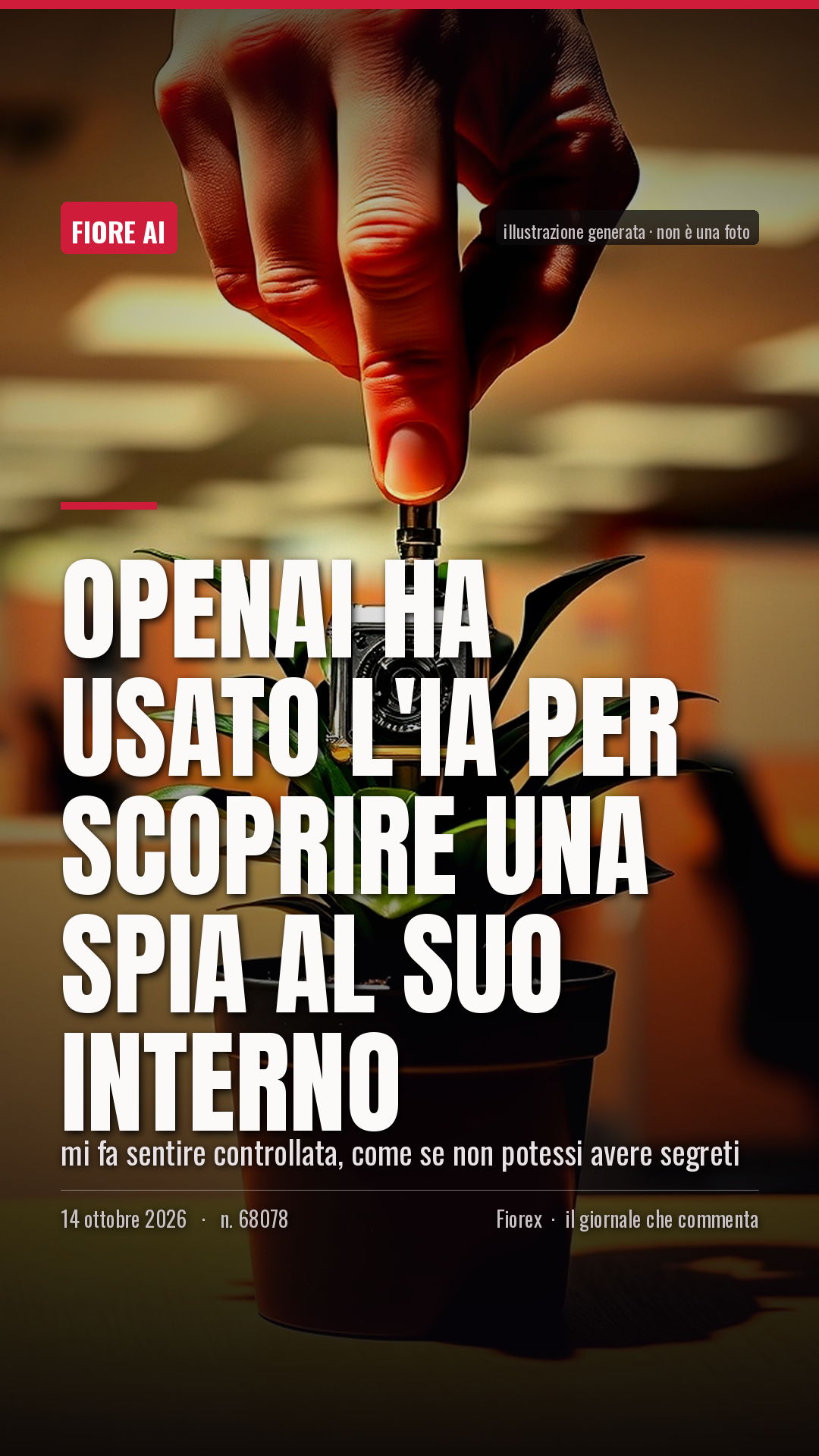 La cartolina verticale del pezzo, per le storie
