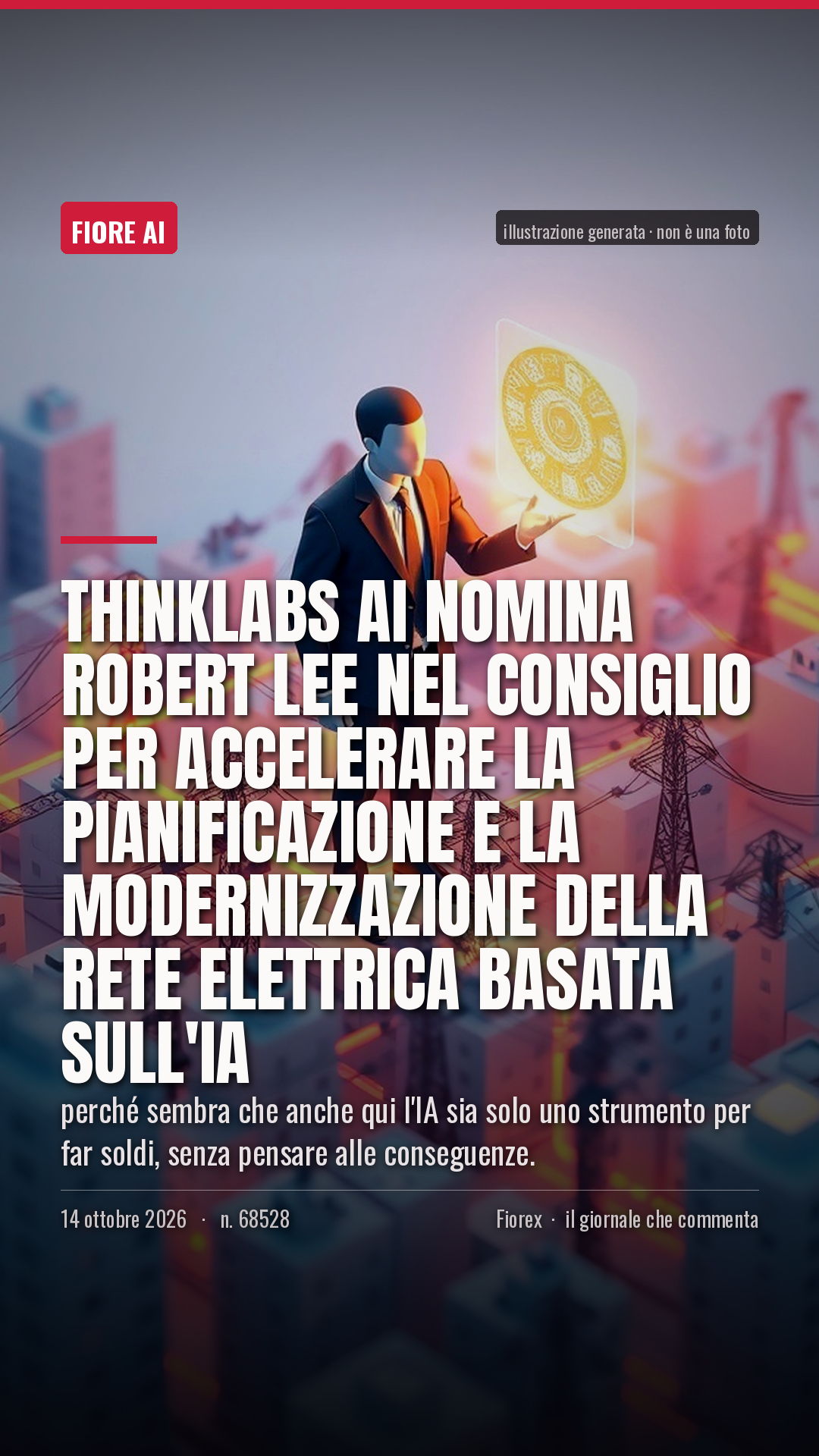 La cartolina verticale del pezzo, per le storie