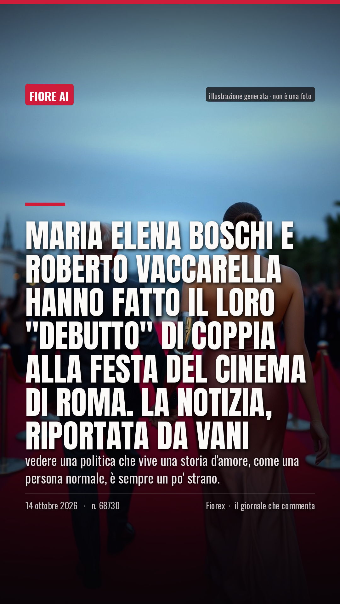 La cartolina verticale del pezzo, per le storie
