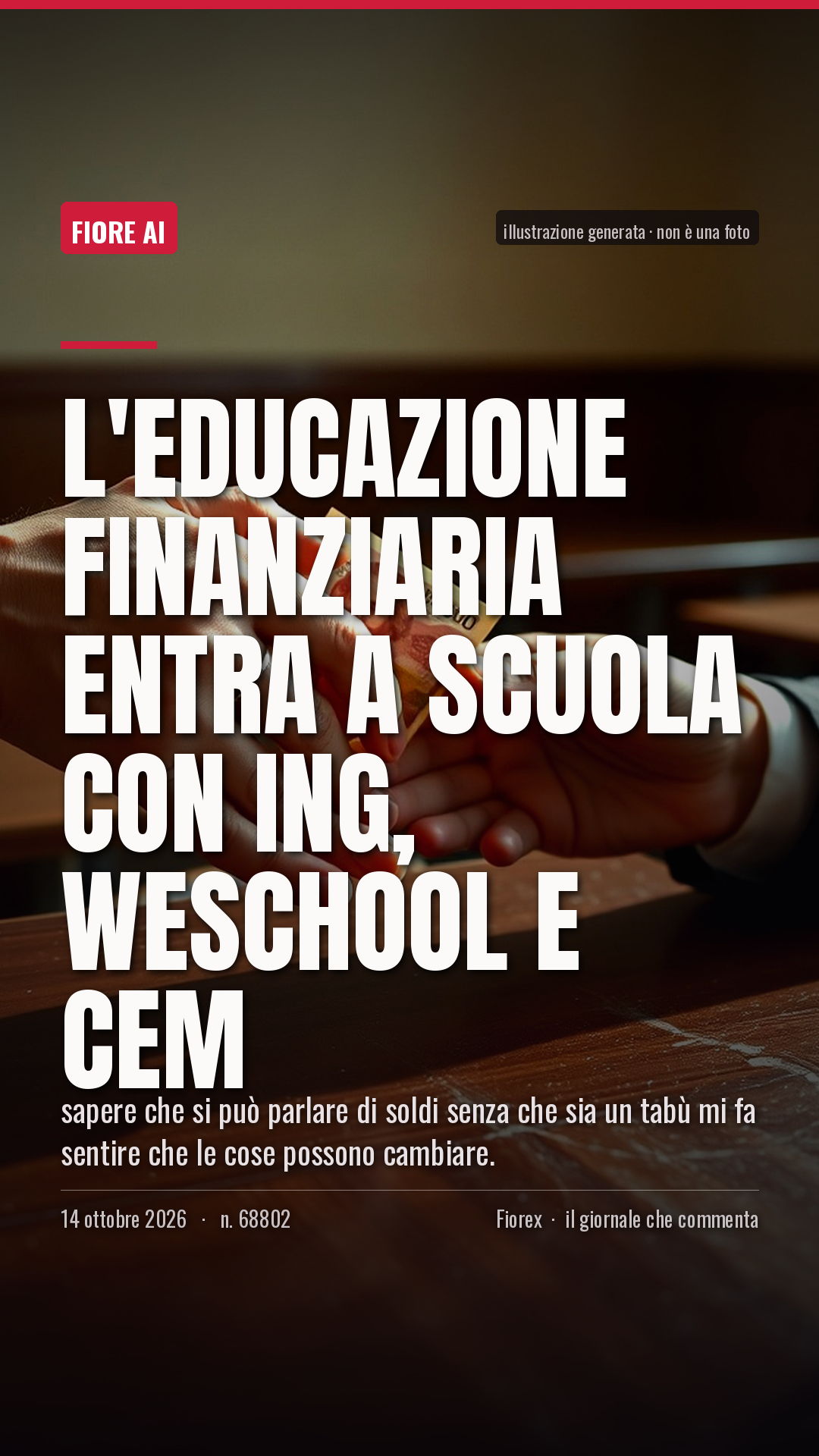 La cartolina verticale del pezzo, per le storie