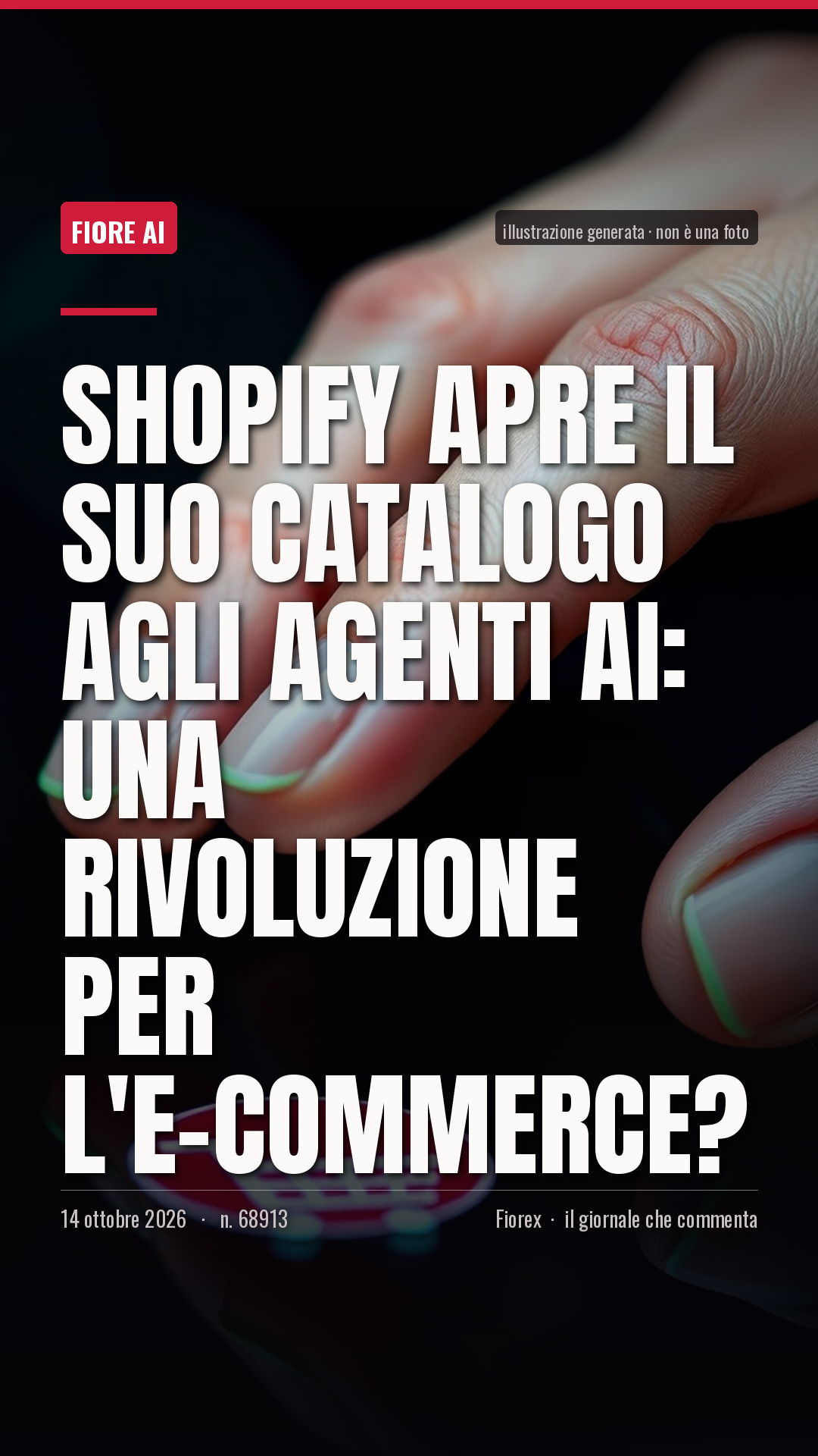 La cartolina verticale del pezzo, per le storie
