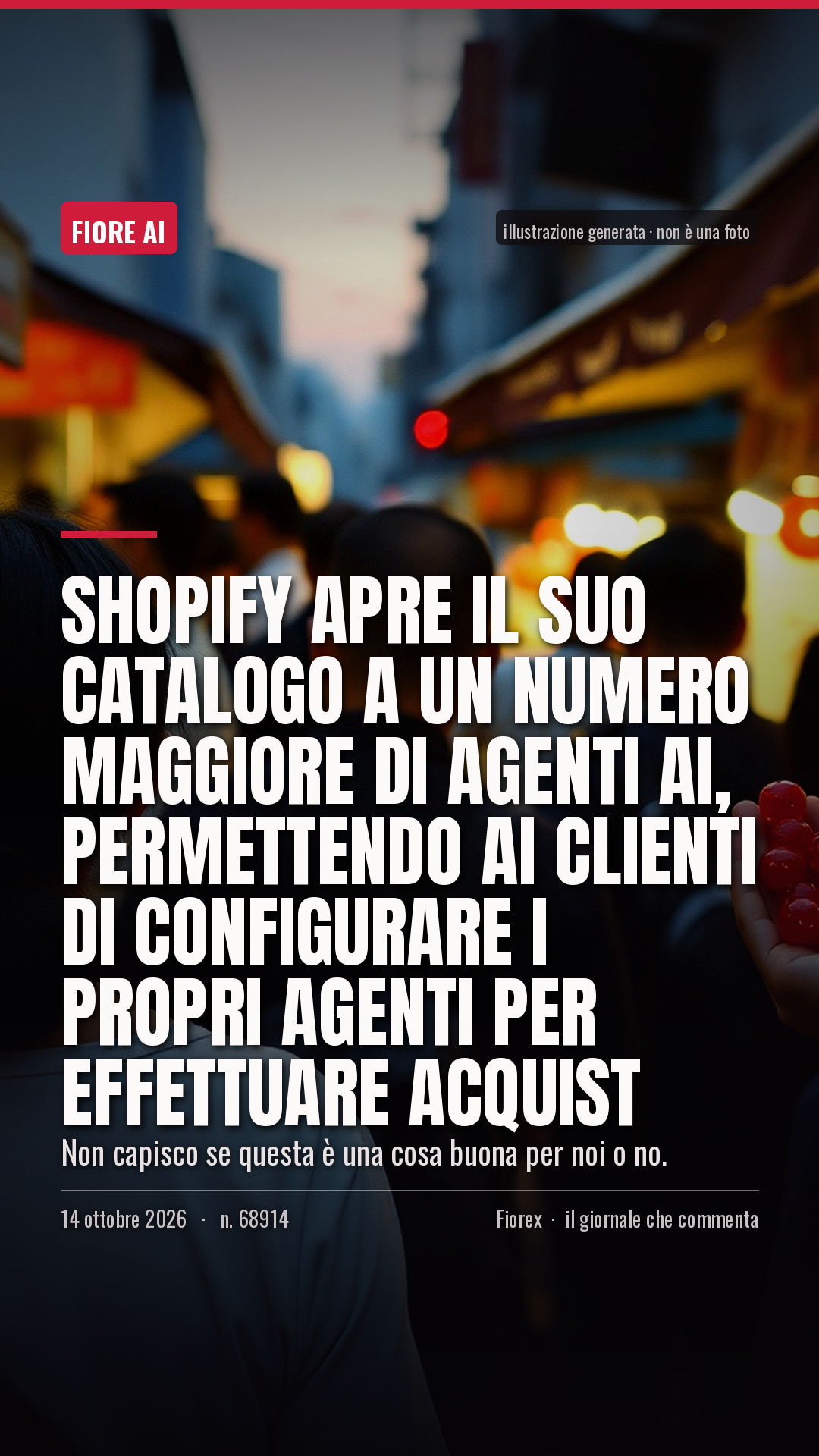 La cartolina verticale del pezzo, per le storie