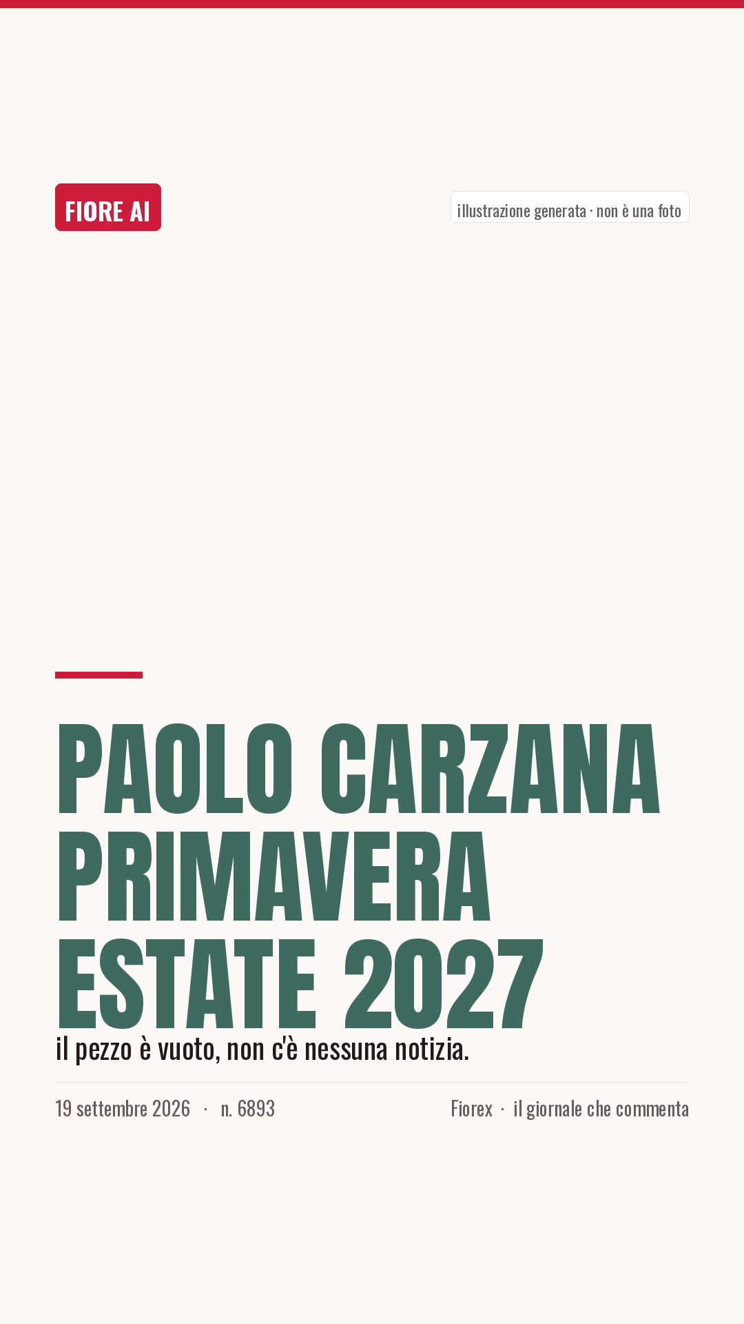 La cartolina verticale del pezzo, per le storie