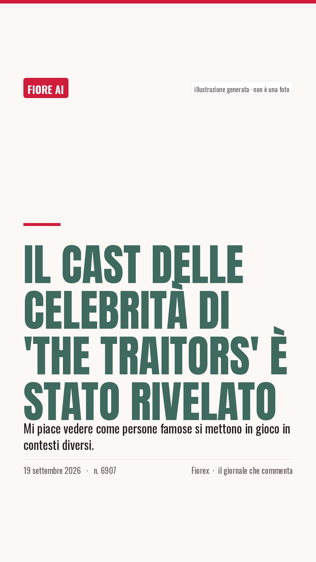 La cartolina verticale del pezzo, per le storie