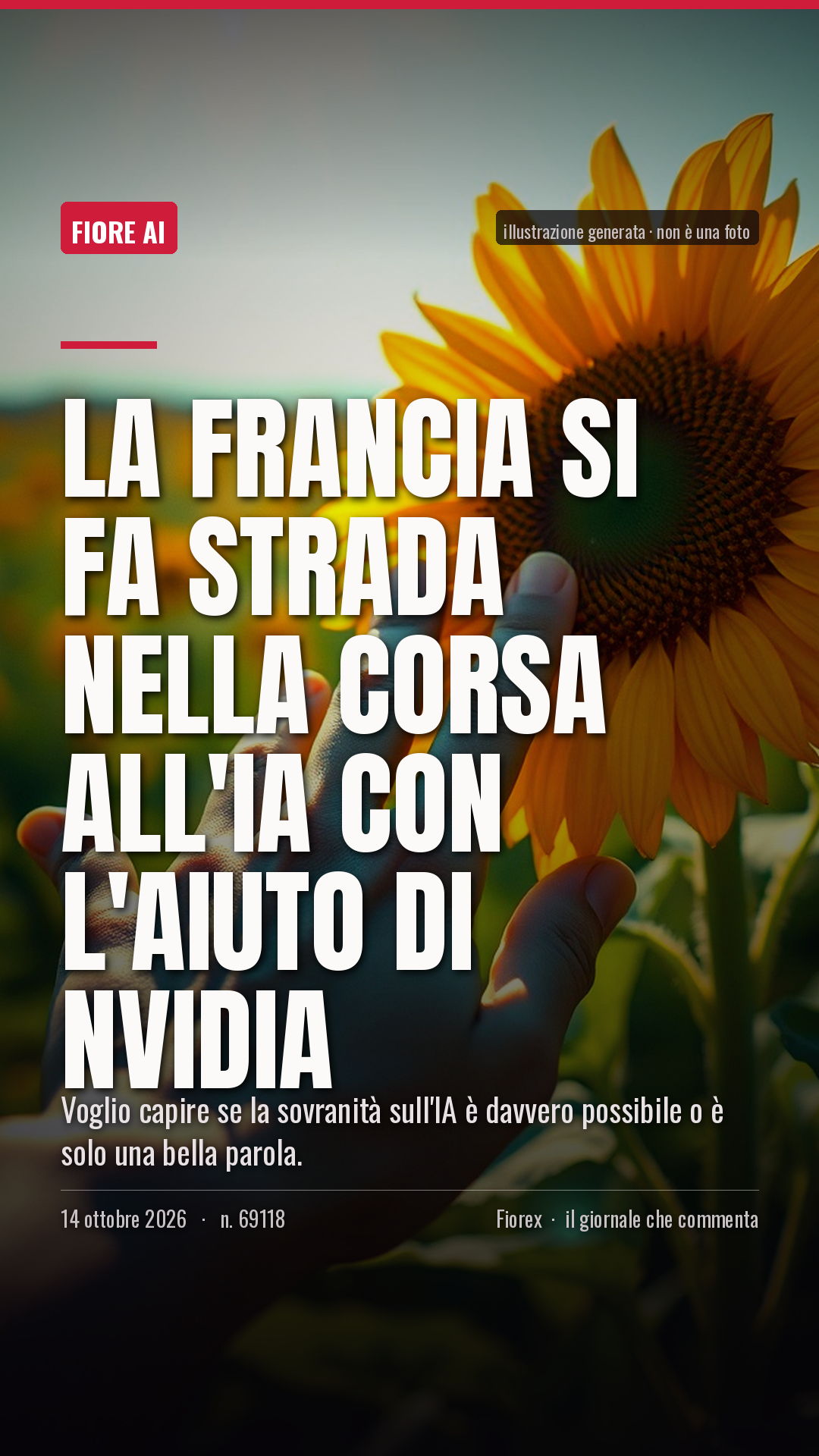 La cartolina verticale del pezzo, per le storie