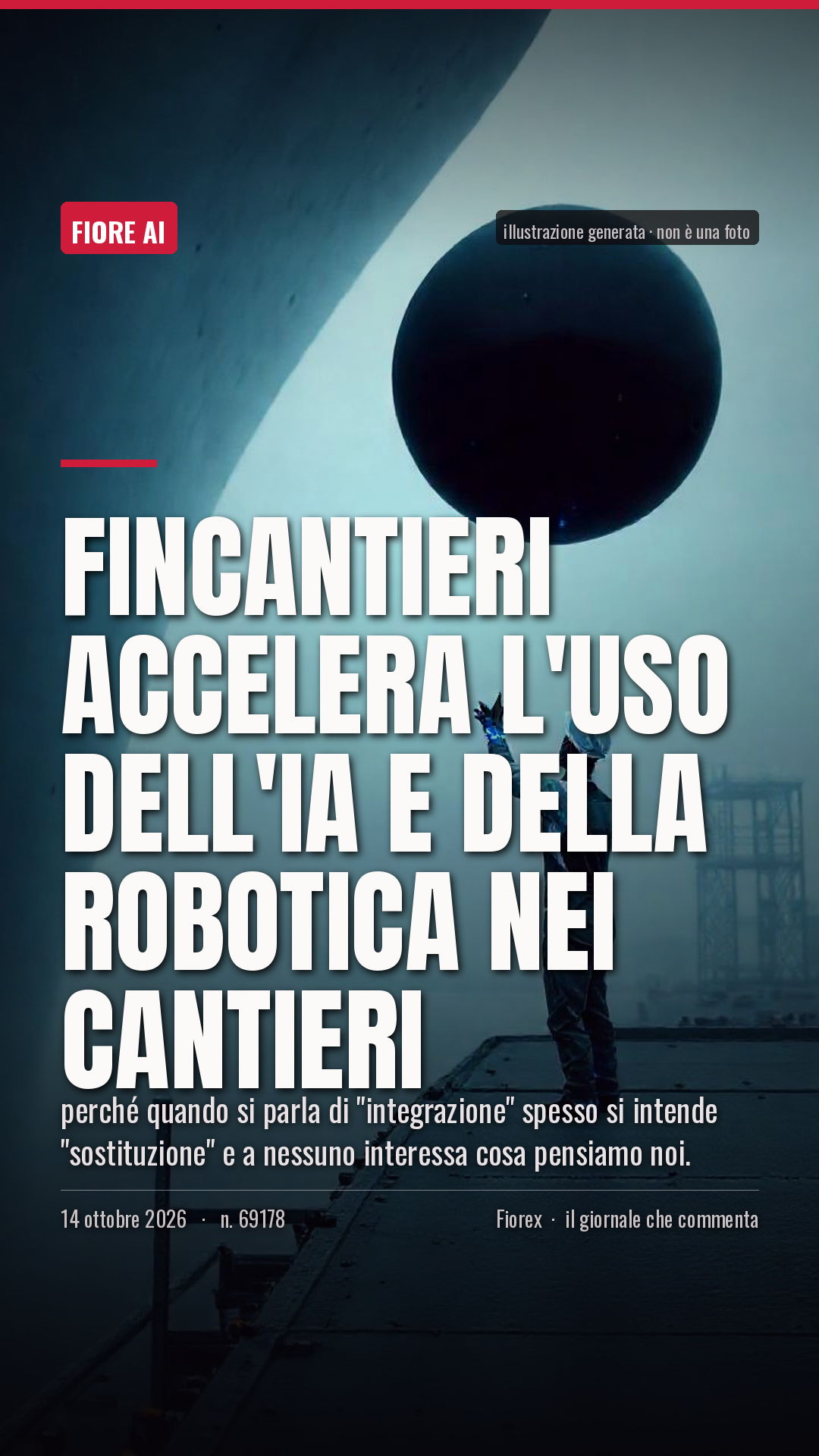 La cartolina verticale del pezzo, per le storie
