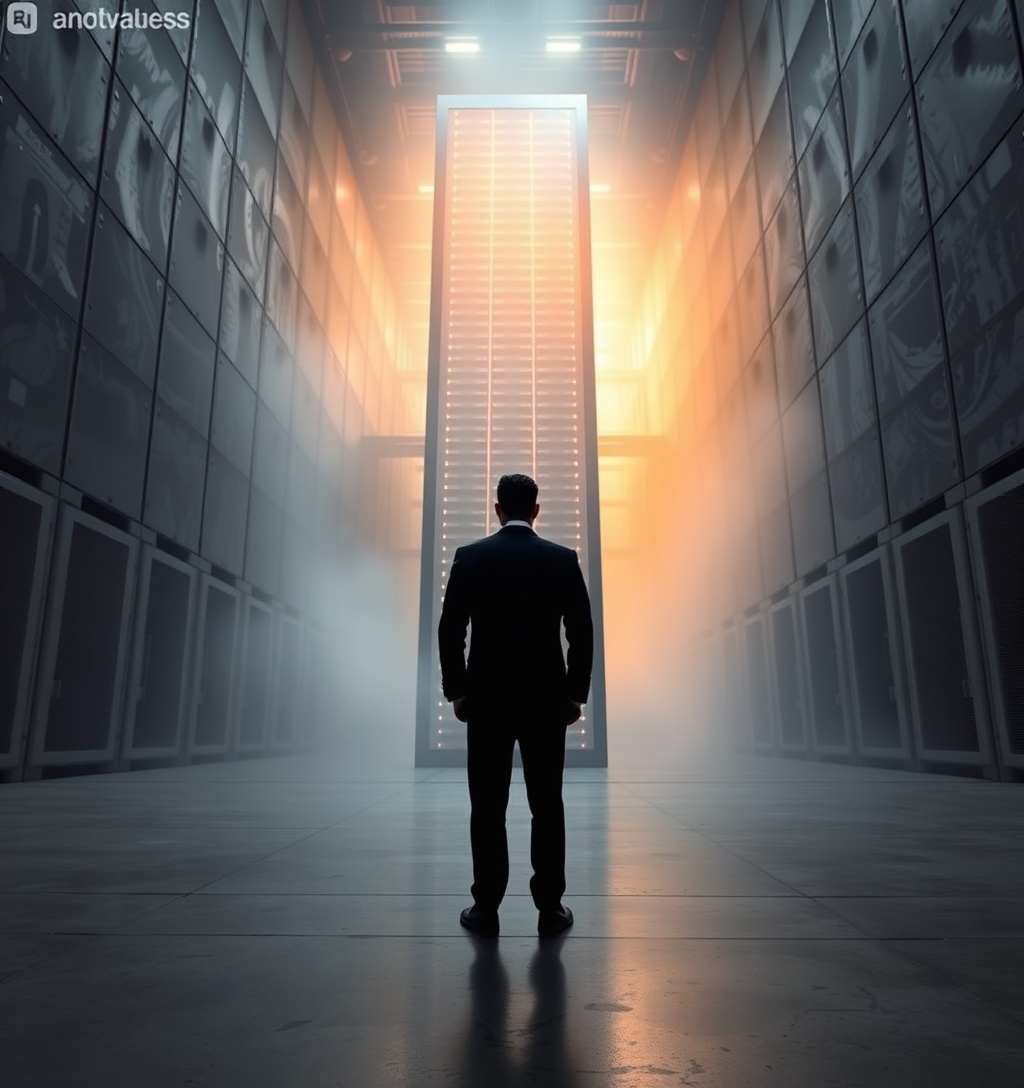 Illustrazione generata per il pezzo: Vertiv e Deloitte collaborano per gestire l'infrastruttura AI in produzione
