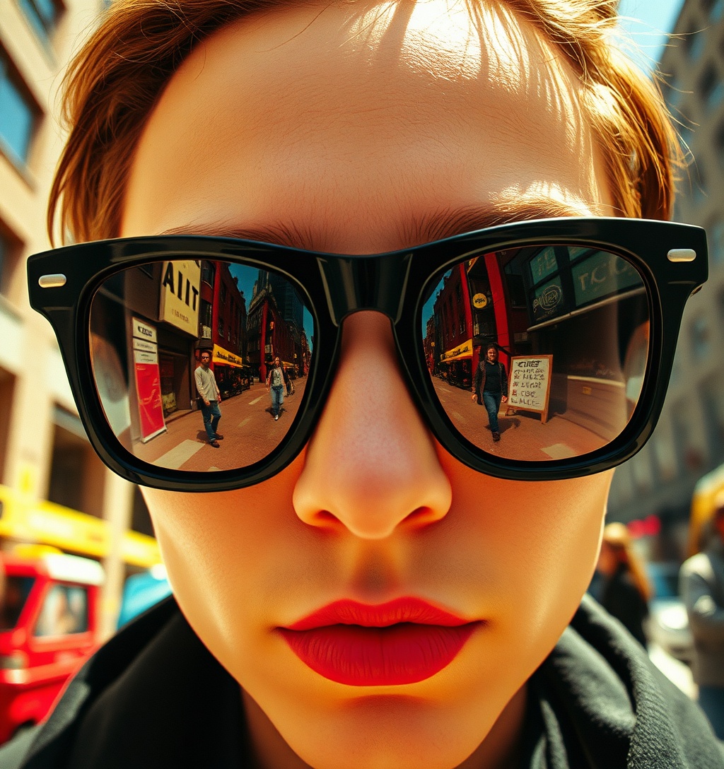 Illustrazione generata per il pezzo: Ray-Ban Meta Audio glasses: la fotocamera non manca, e forse è un bene