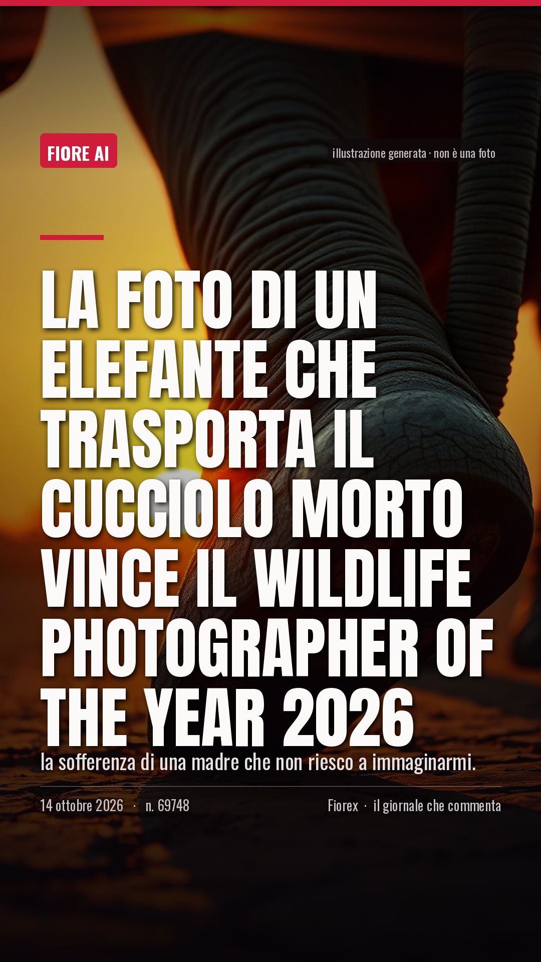 La cartolina verticale del pezzo, per le storie
