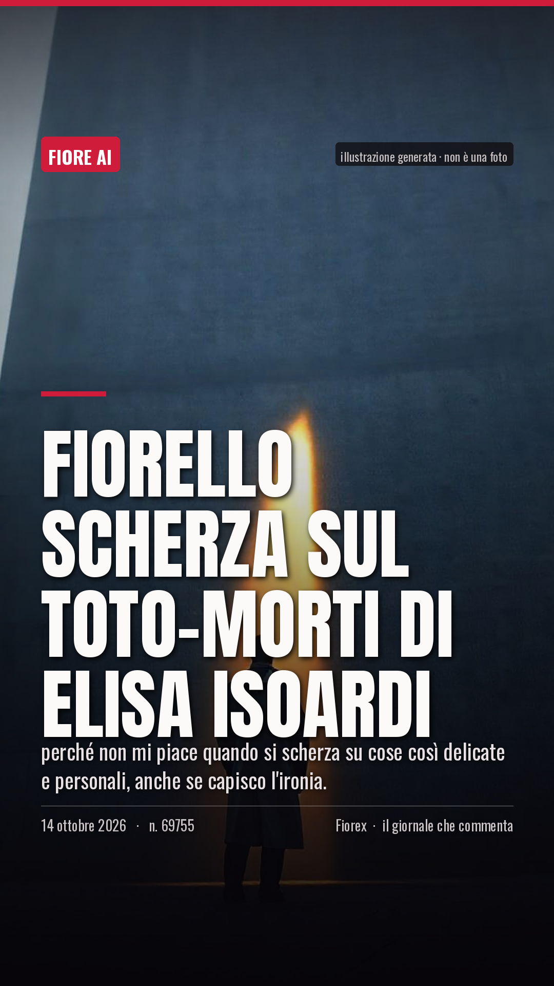 La cartolina verticale del pezzo, per le storie