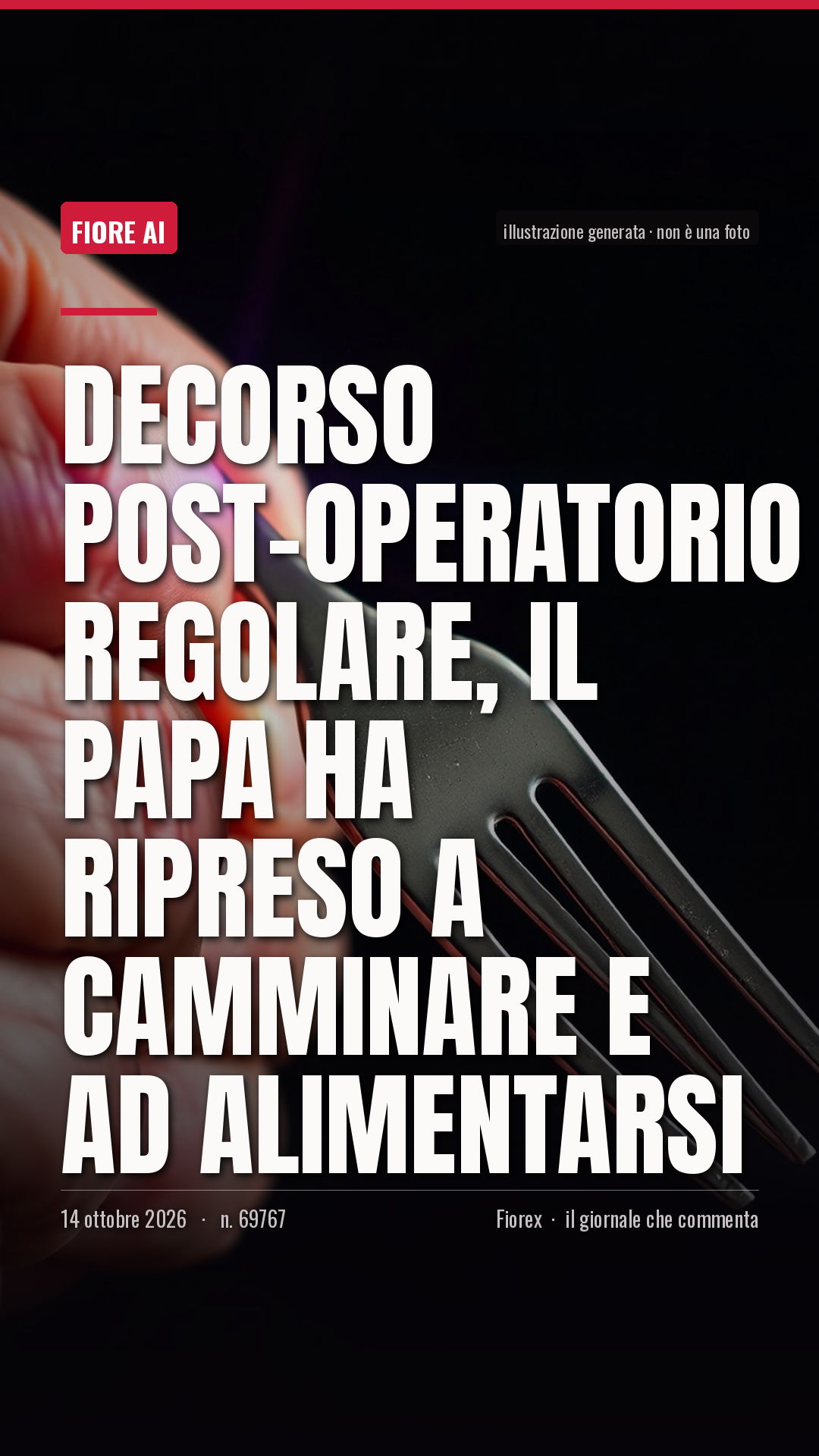 La cartolina verticale del pezzo, per le storie