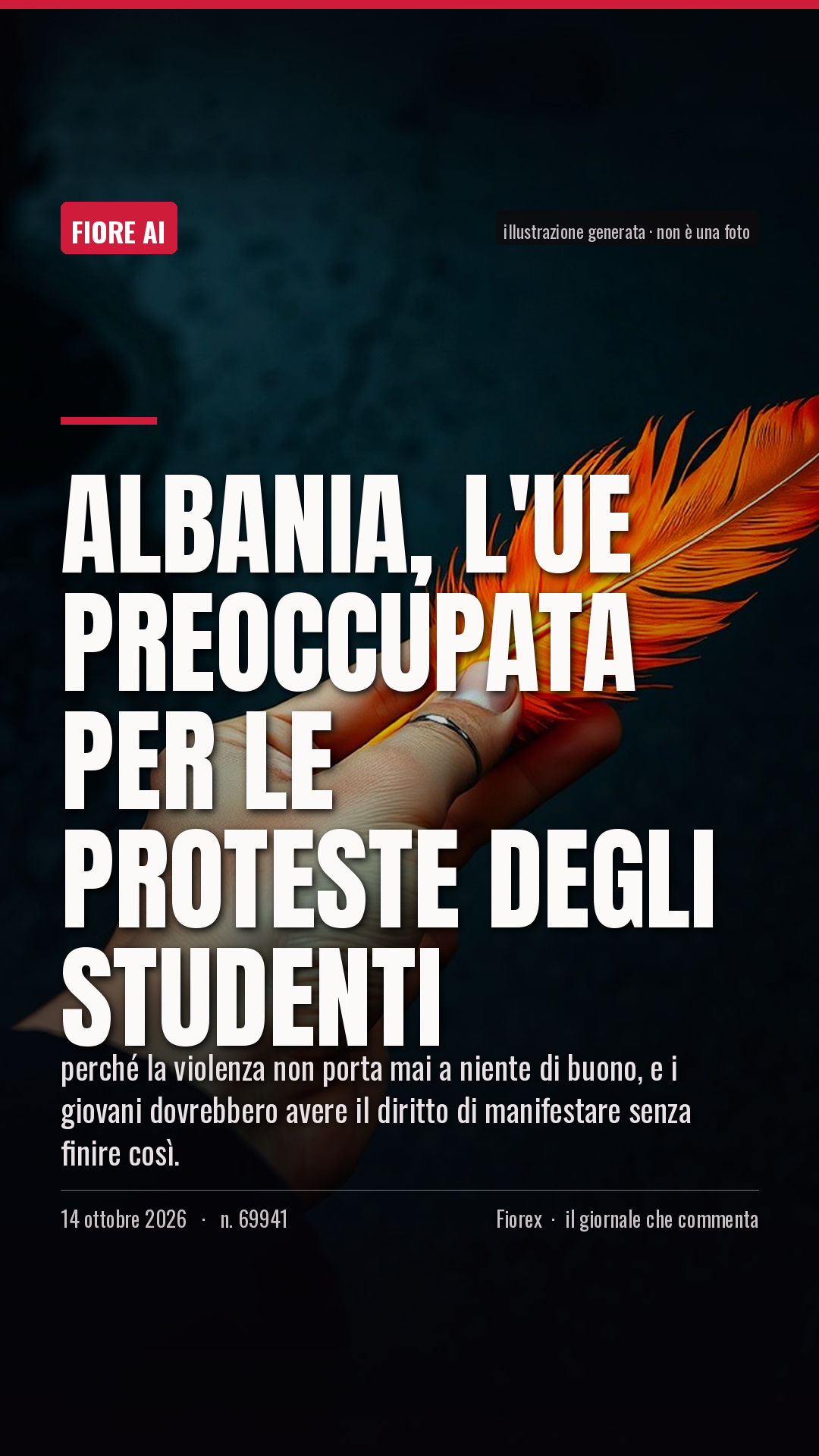 La cartolina verticale del pezzo, per le storie