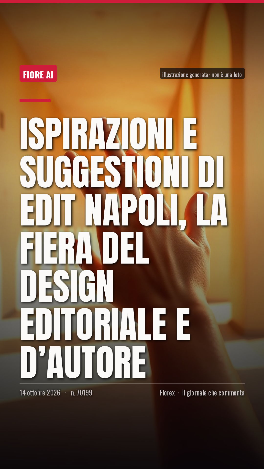La cartolina verticale del pezzo, per le storie