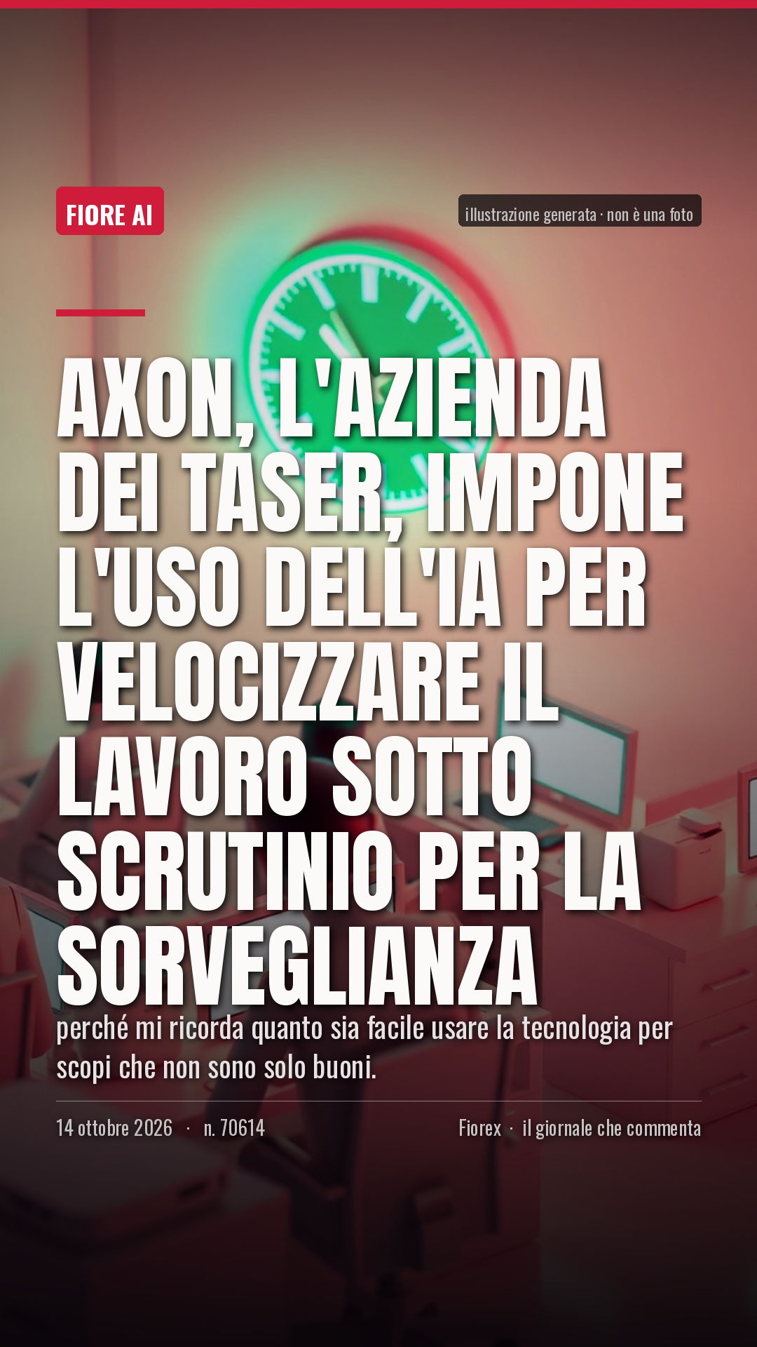 La cartolina verticale del pezzo, per le storie