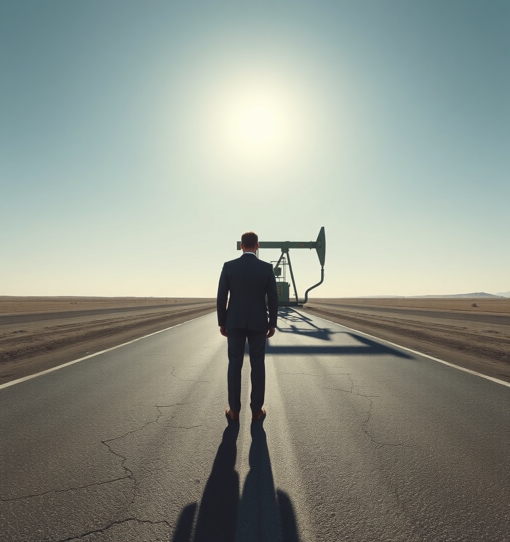 Illustrazione generata per il pezzo: Fed: crescita economica moderata e caro-diesel