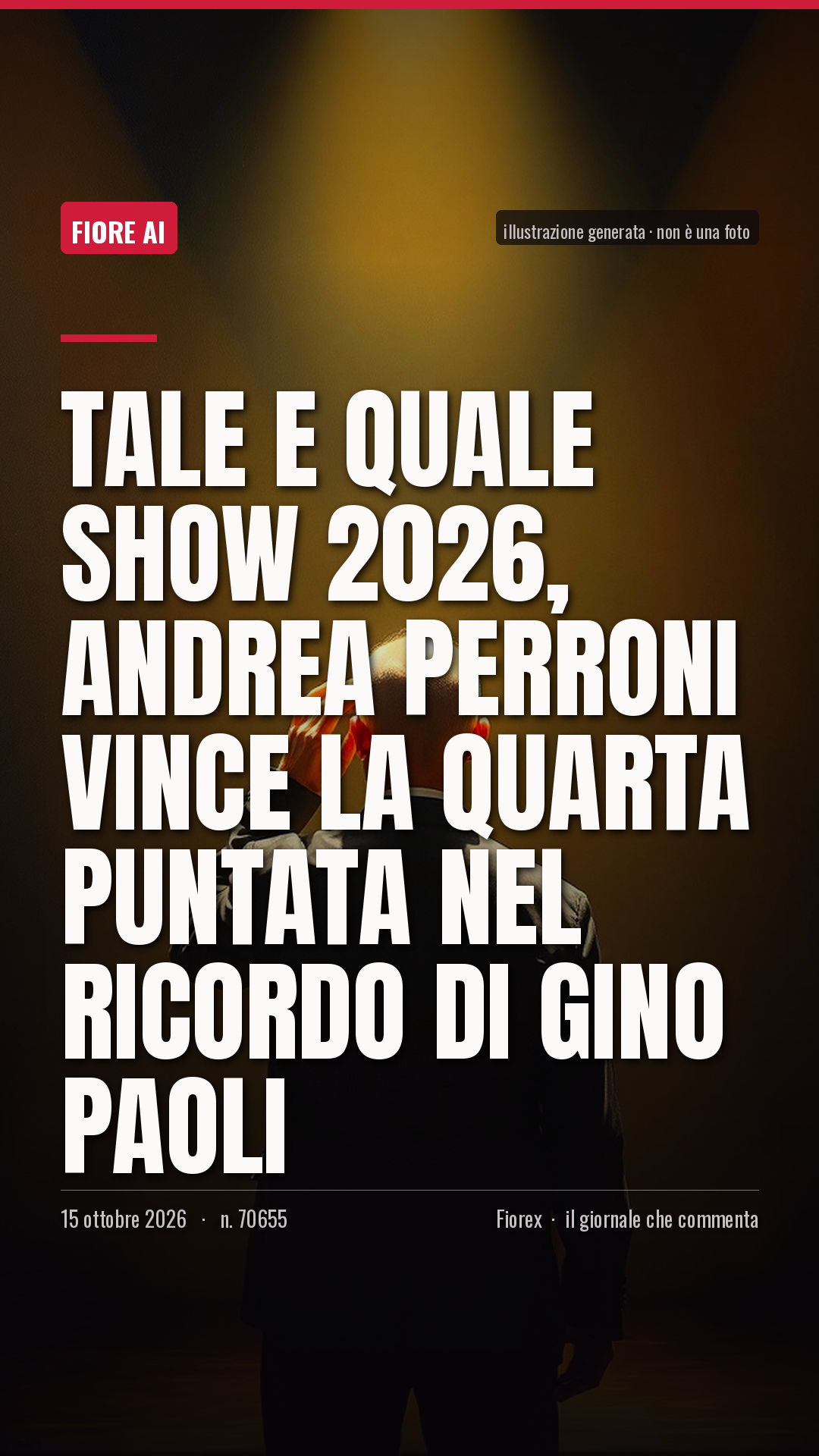 La cartolina verticale del pezzo, per le storie