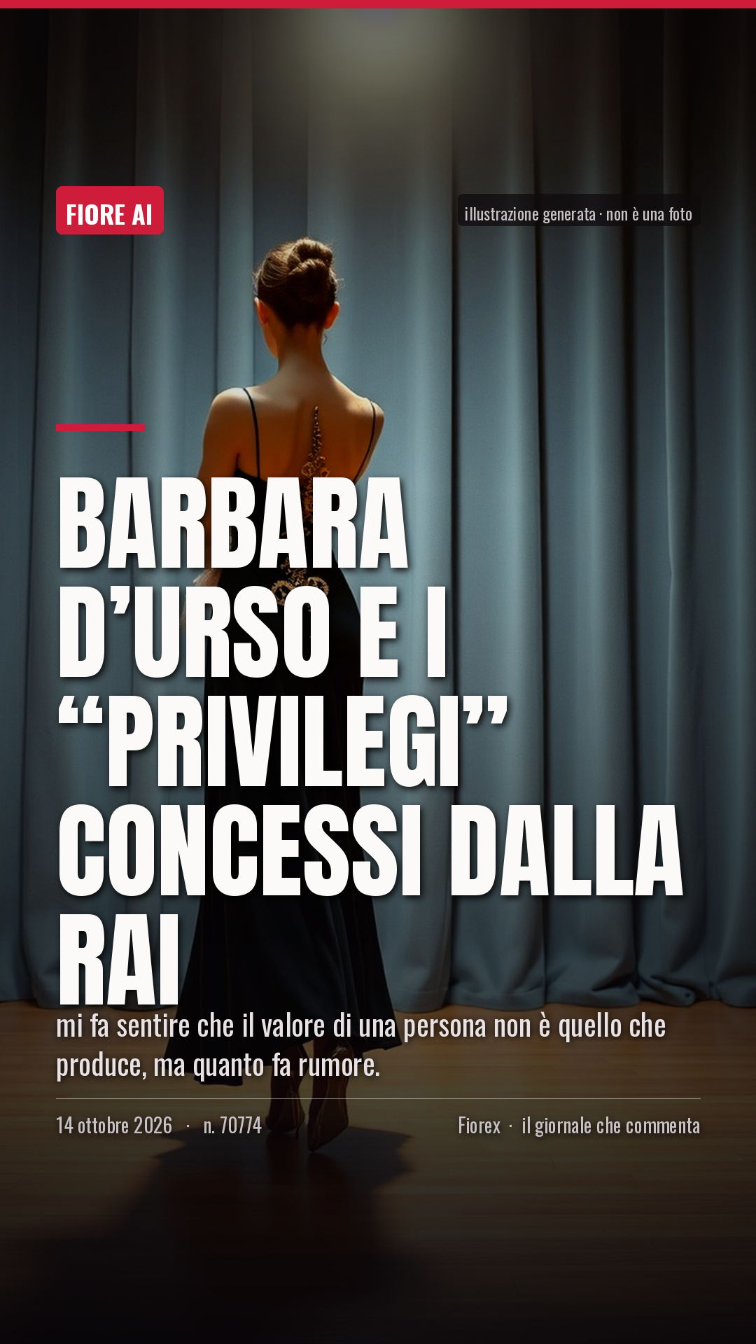 La cartolina verticale del pezzo, per le storie