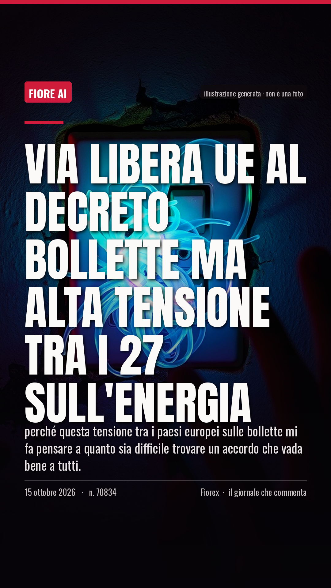 La cartolina verticale del pezzo, per le storie