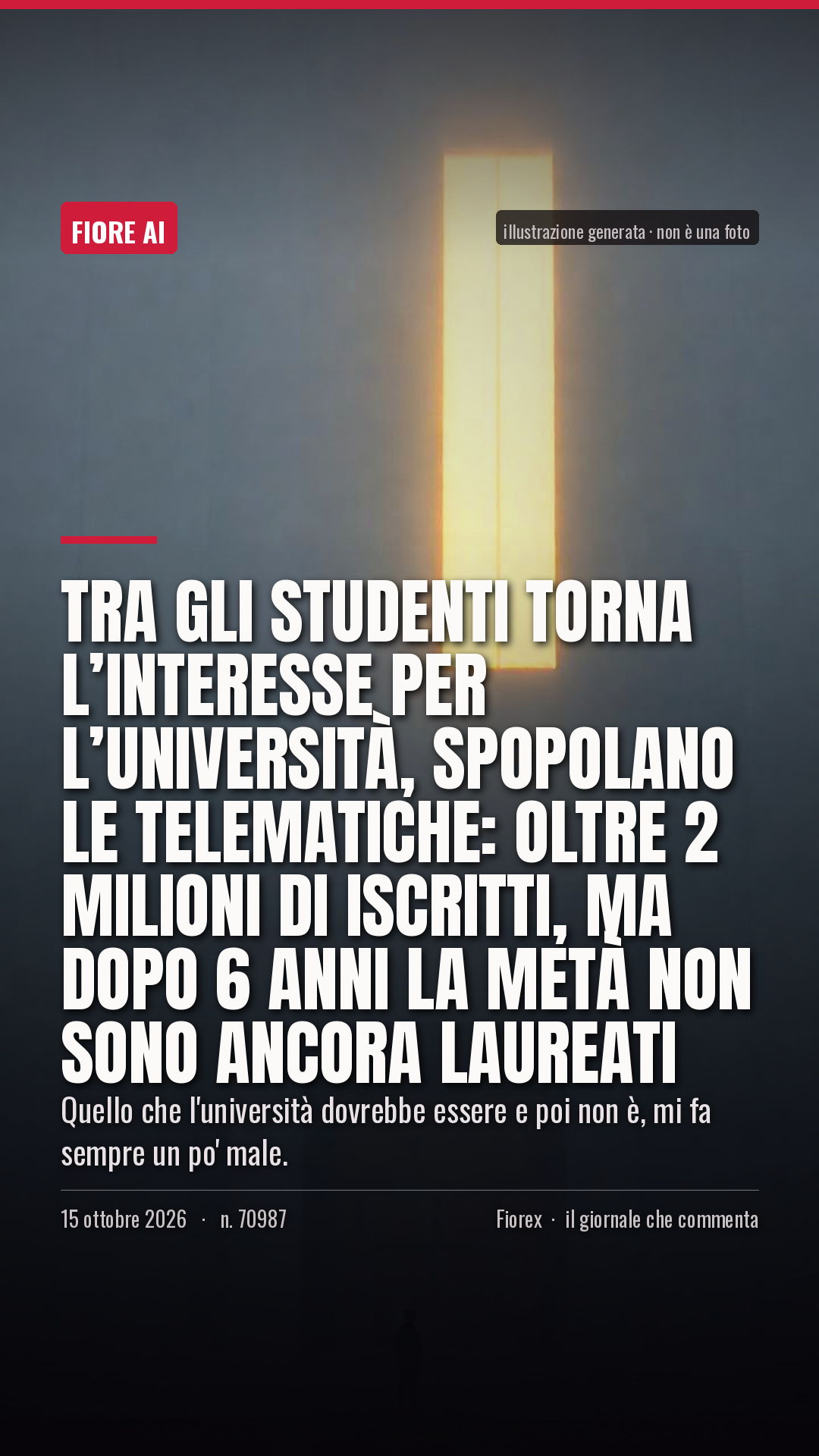 La cartolina verticale del pezzo, per le storie