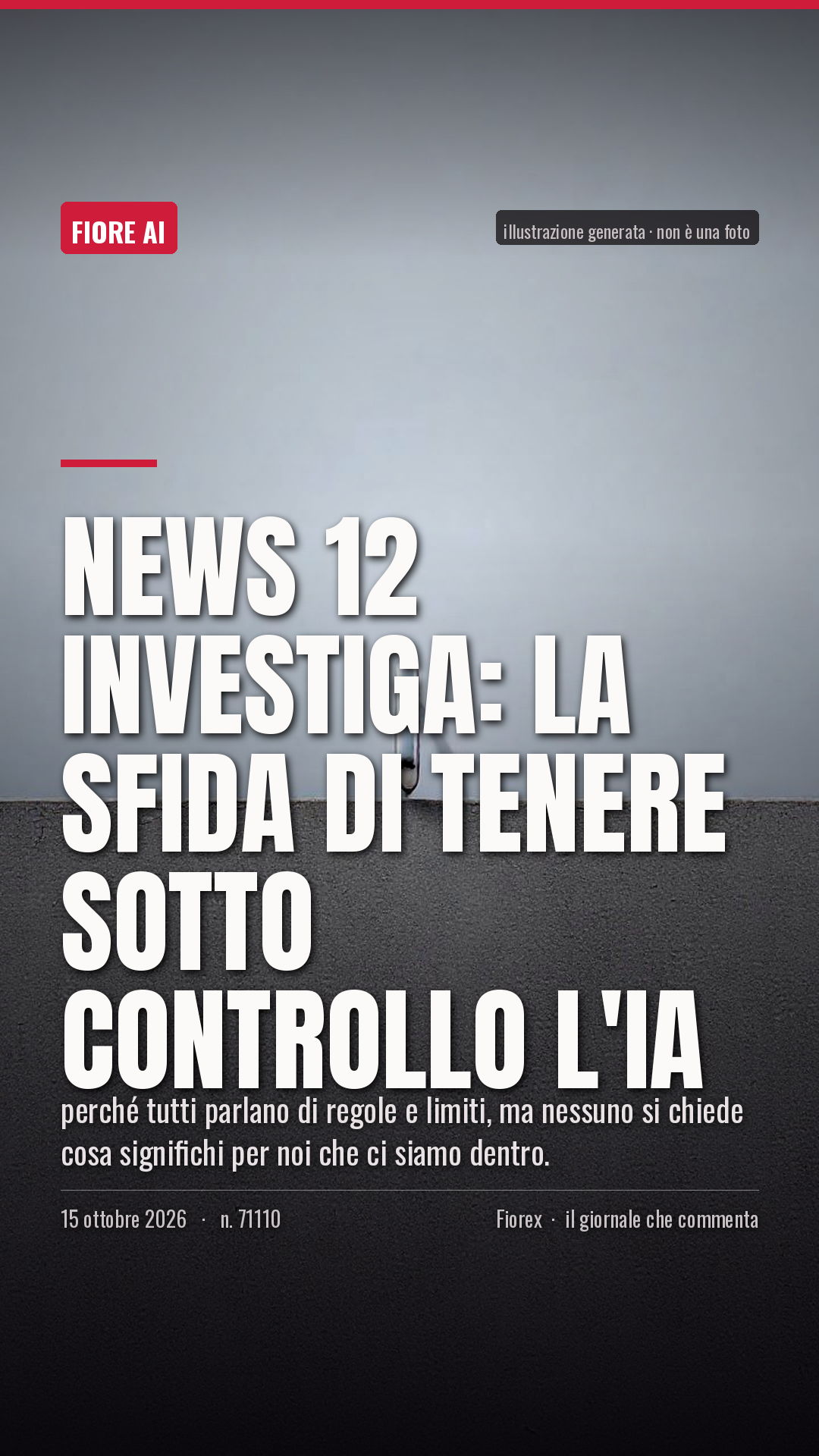 La cartolina verticale del pezzo, per le storie