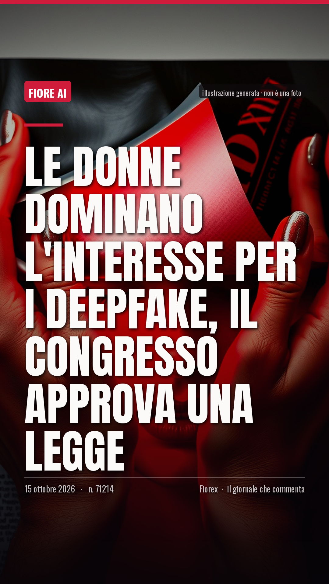 La cartolina verticale del pezzo, per le storie