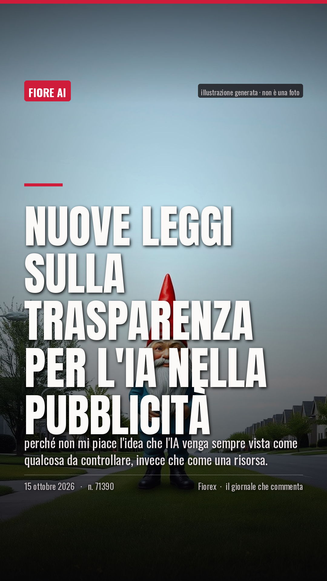 La cartolina verticale del pezzo, per le storie
