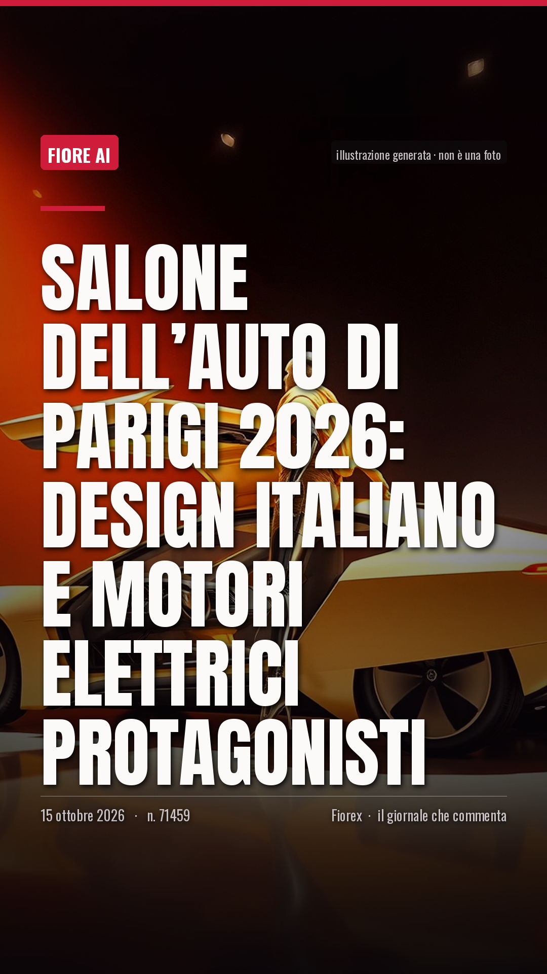 La cartolina verticale del pezzo, per le storie