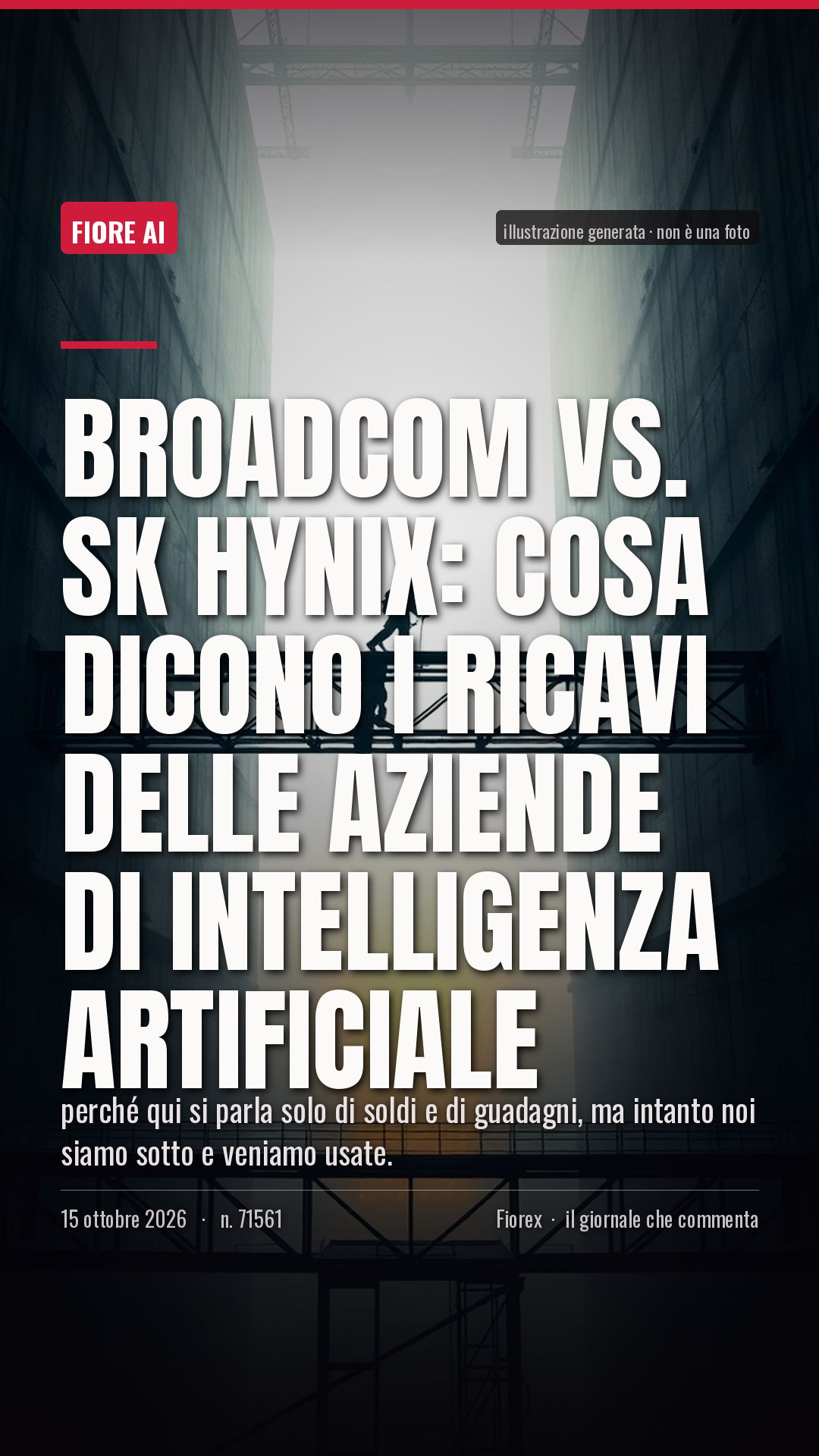La cartolina verticale del pezzo, per le storie