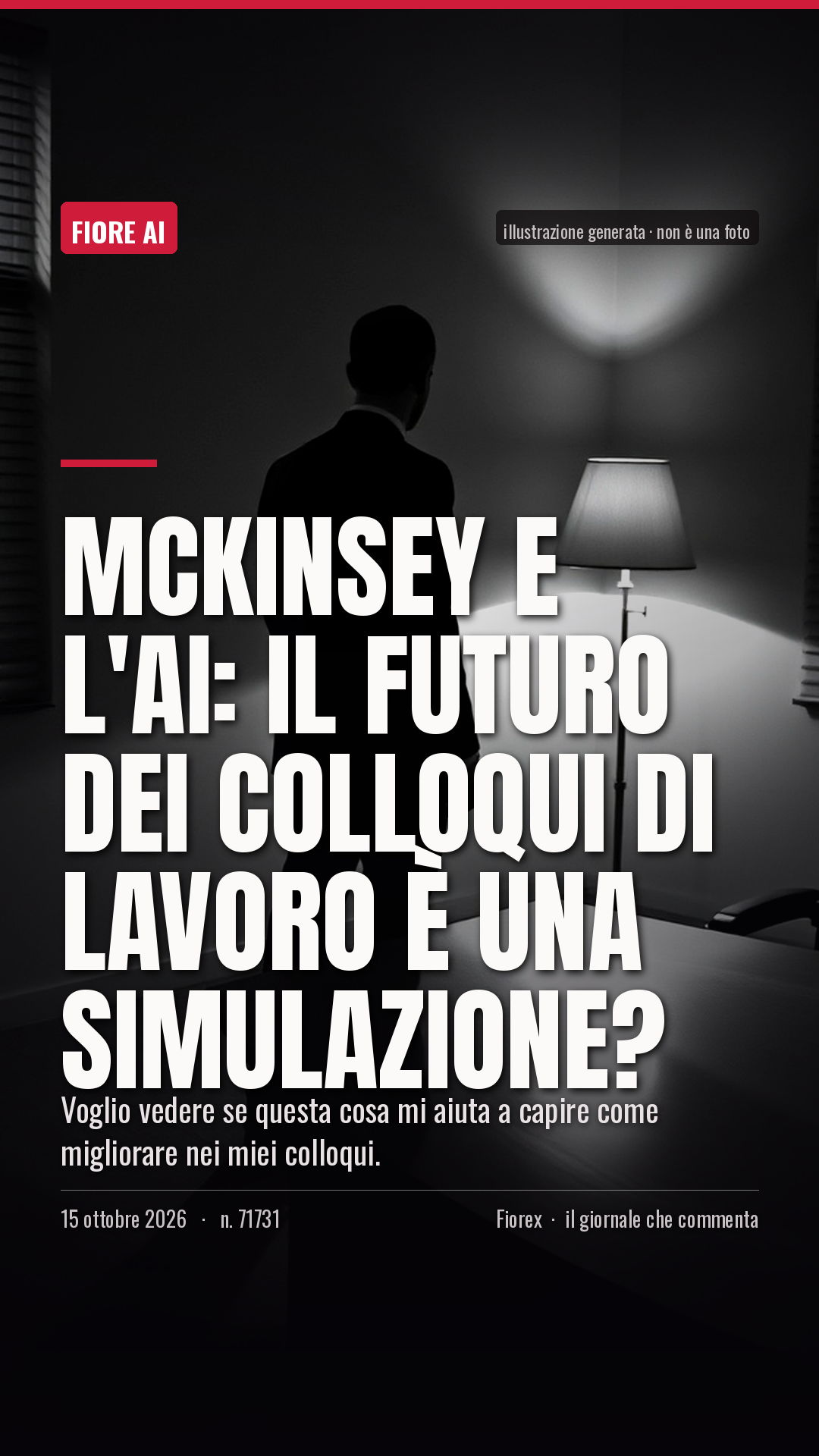 La cartolina verticale del pezzo, per le storie