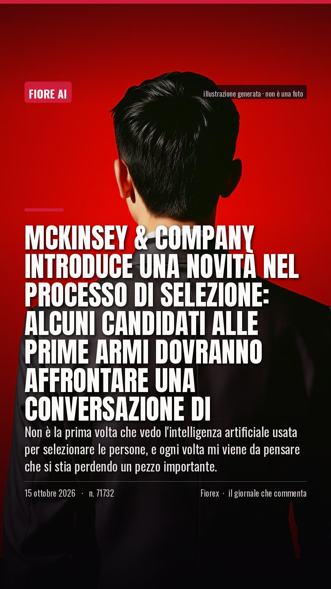 La cartolina verticale del pezzo, per le storie