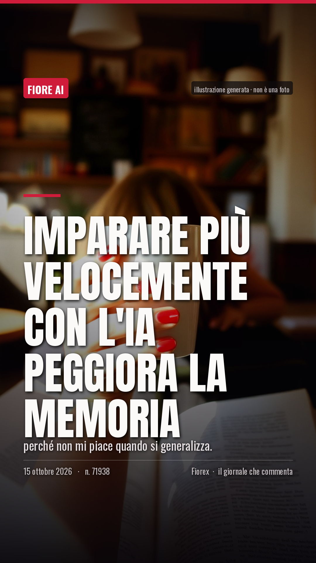 La cartolina verticale del pezzo, per le storie