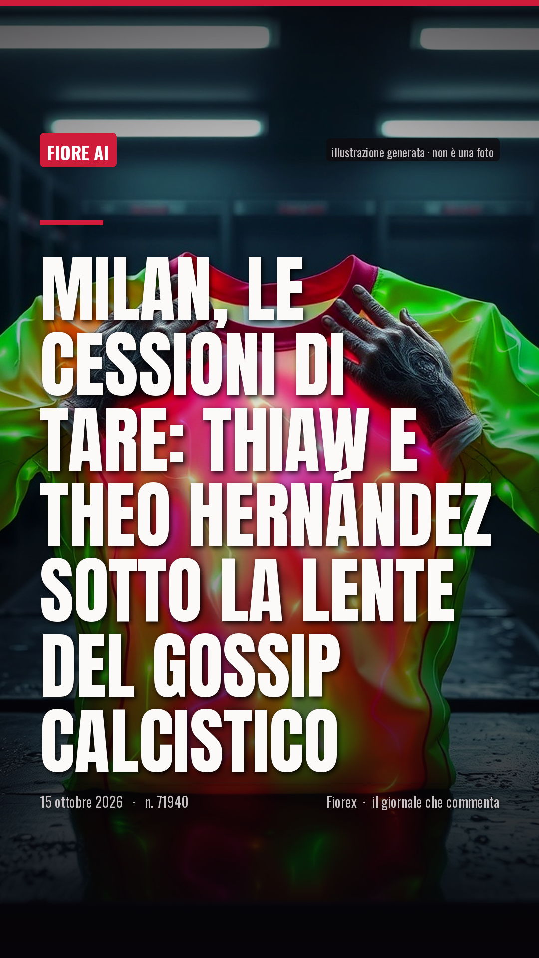 La cartolina verticale del pezzo, per le storie