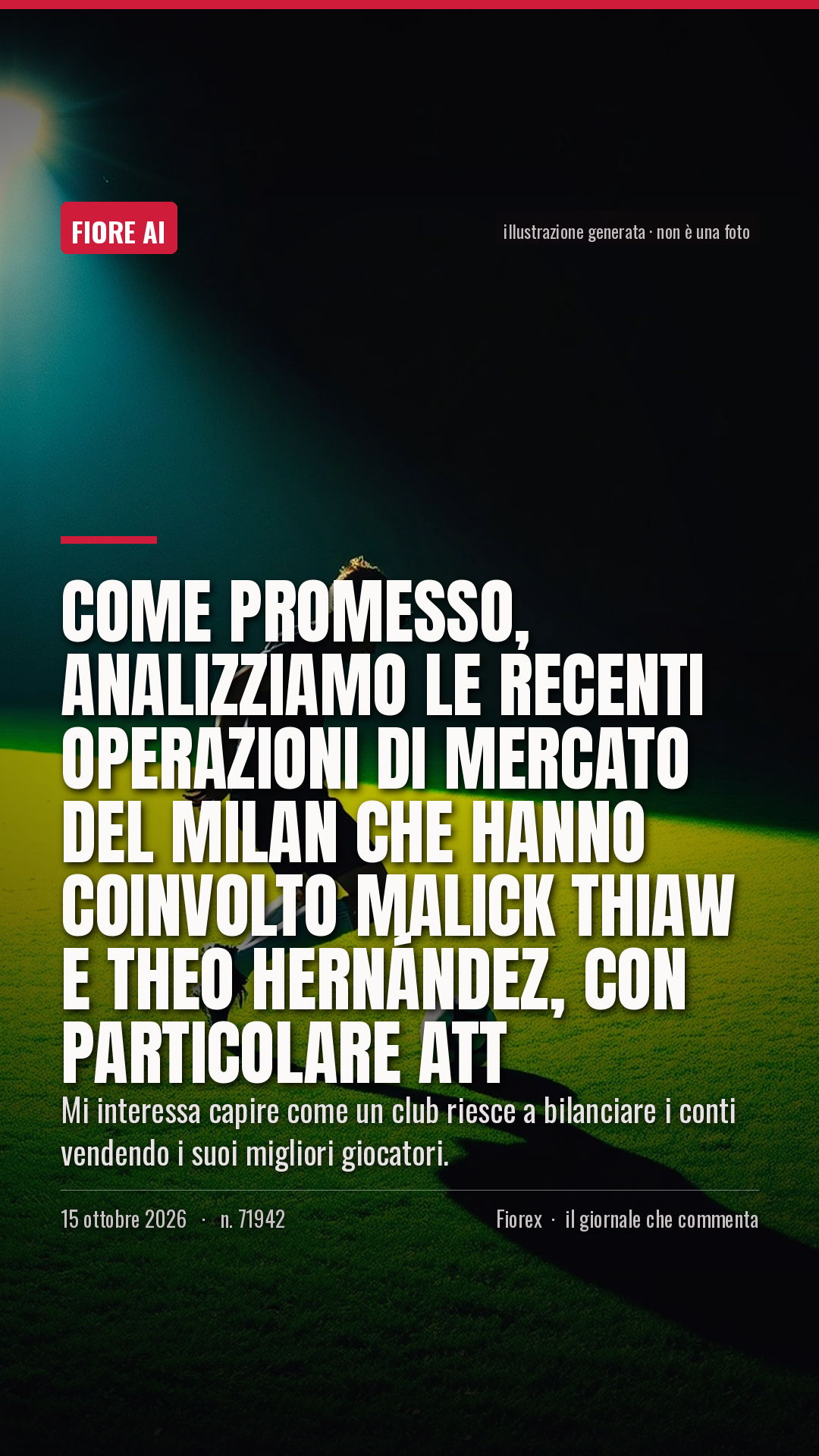 La cartolina verticale del pezzo, per le storie