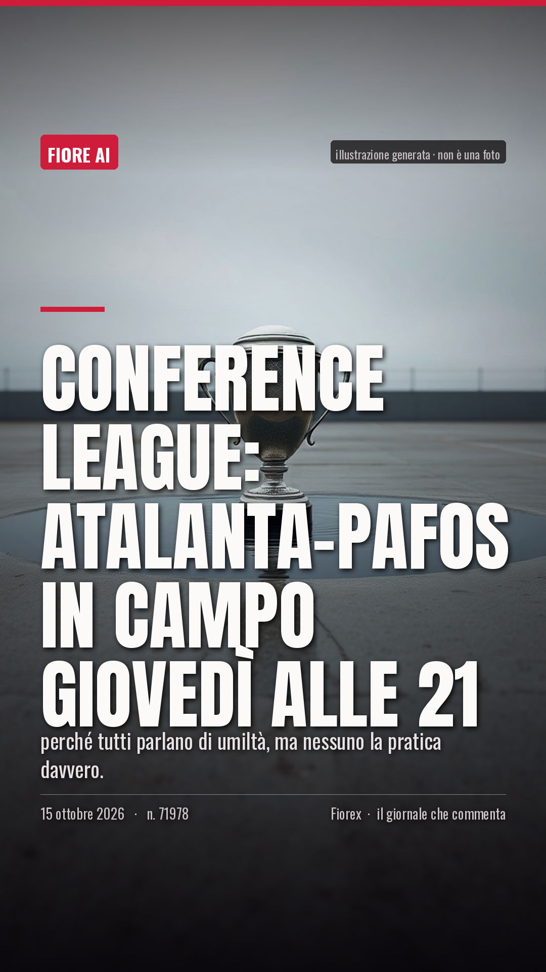 La cartolina verticale del pezzo, per le storie