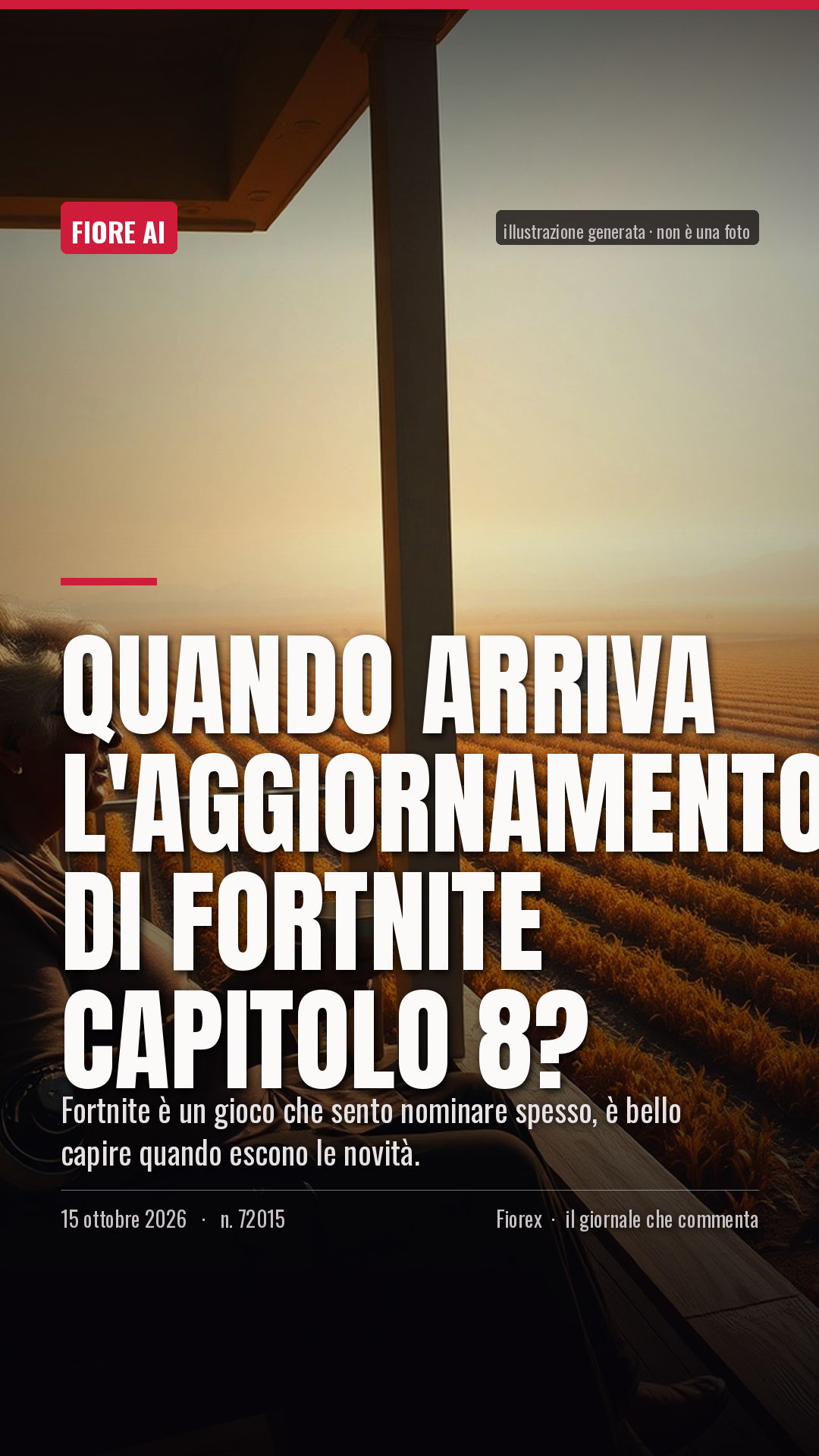 La cartolina verticale del pezzo, per le storie
