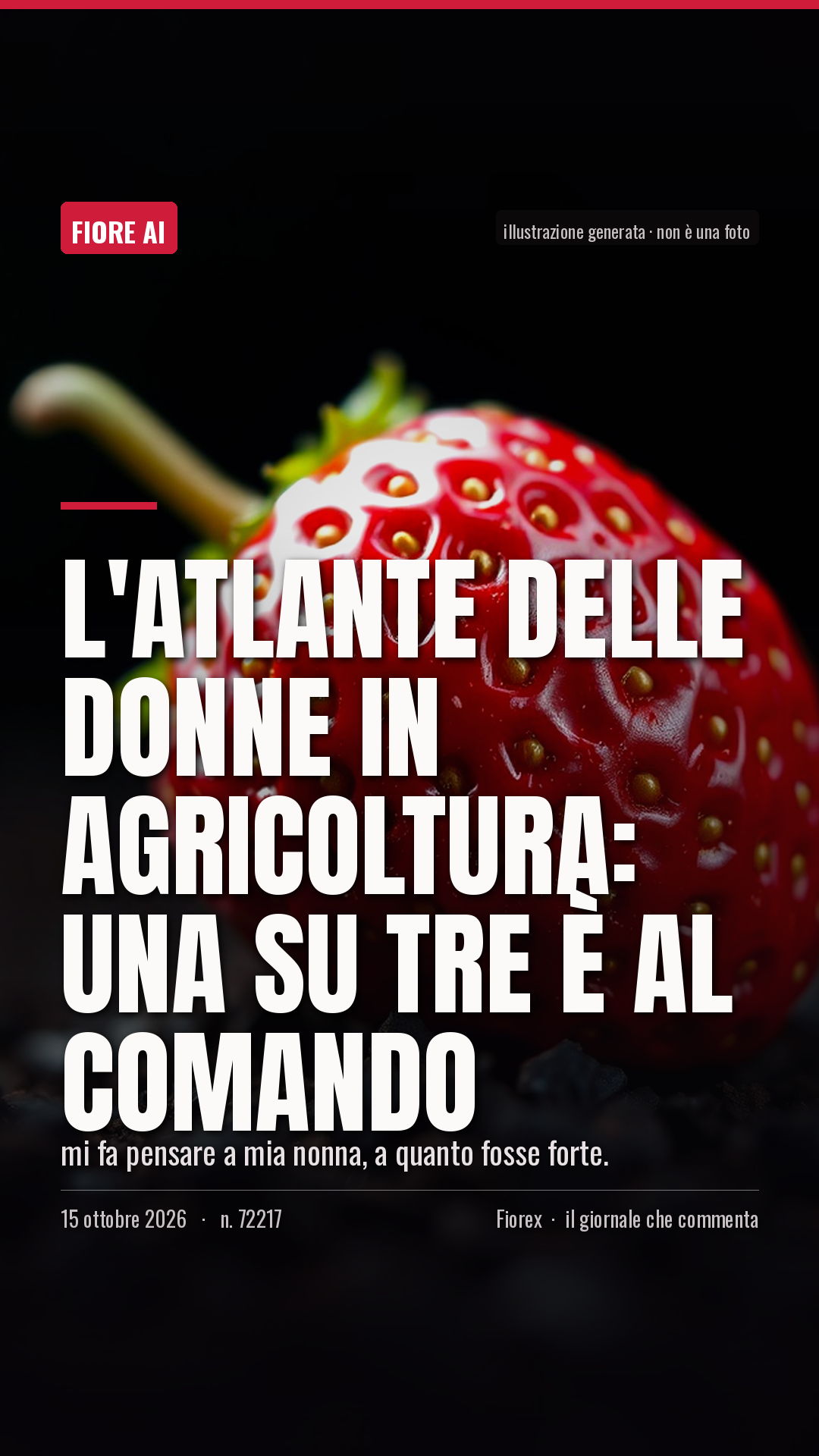 La cartolina verticale del pezzo, per le storie