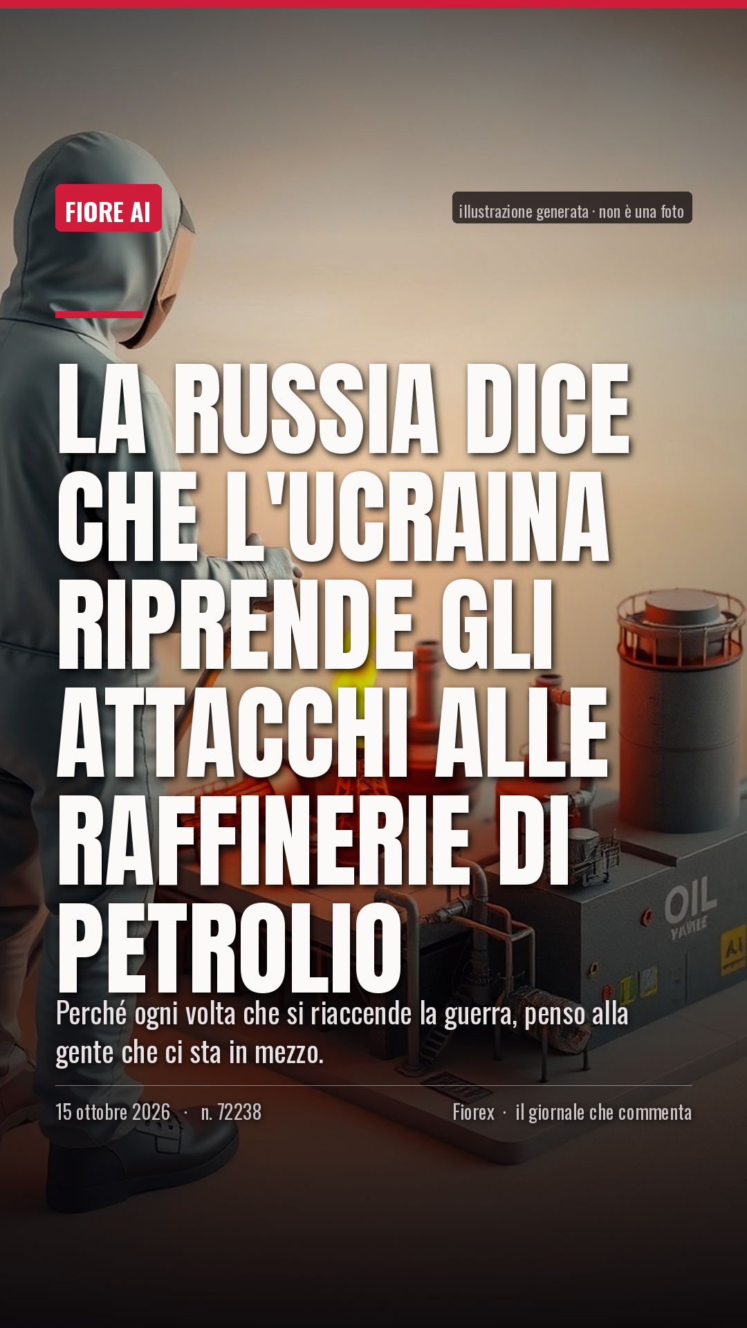La cartolina verticale del pezzo, per le storie