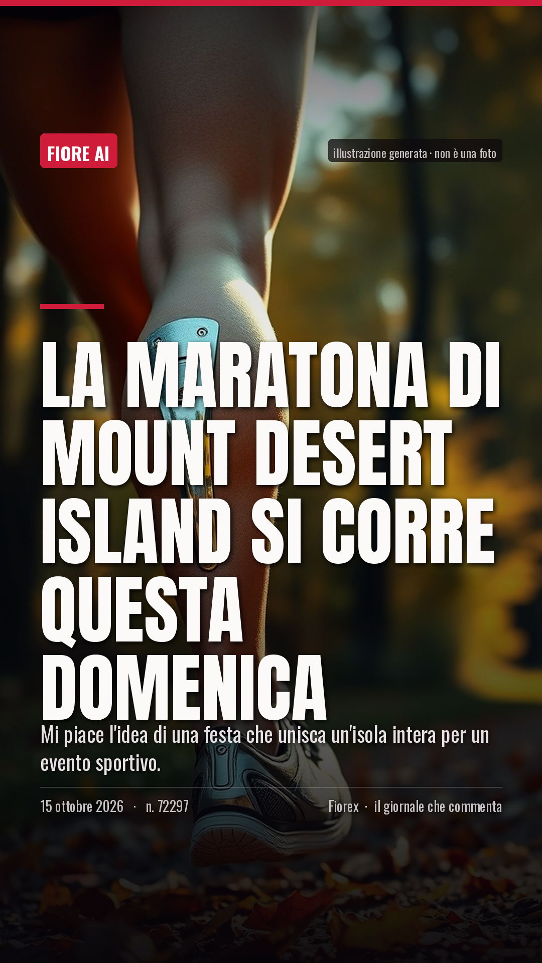 La cartolina verticale del pezzo, per le storie