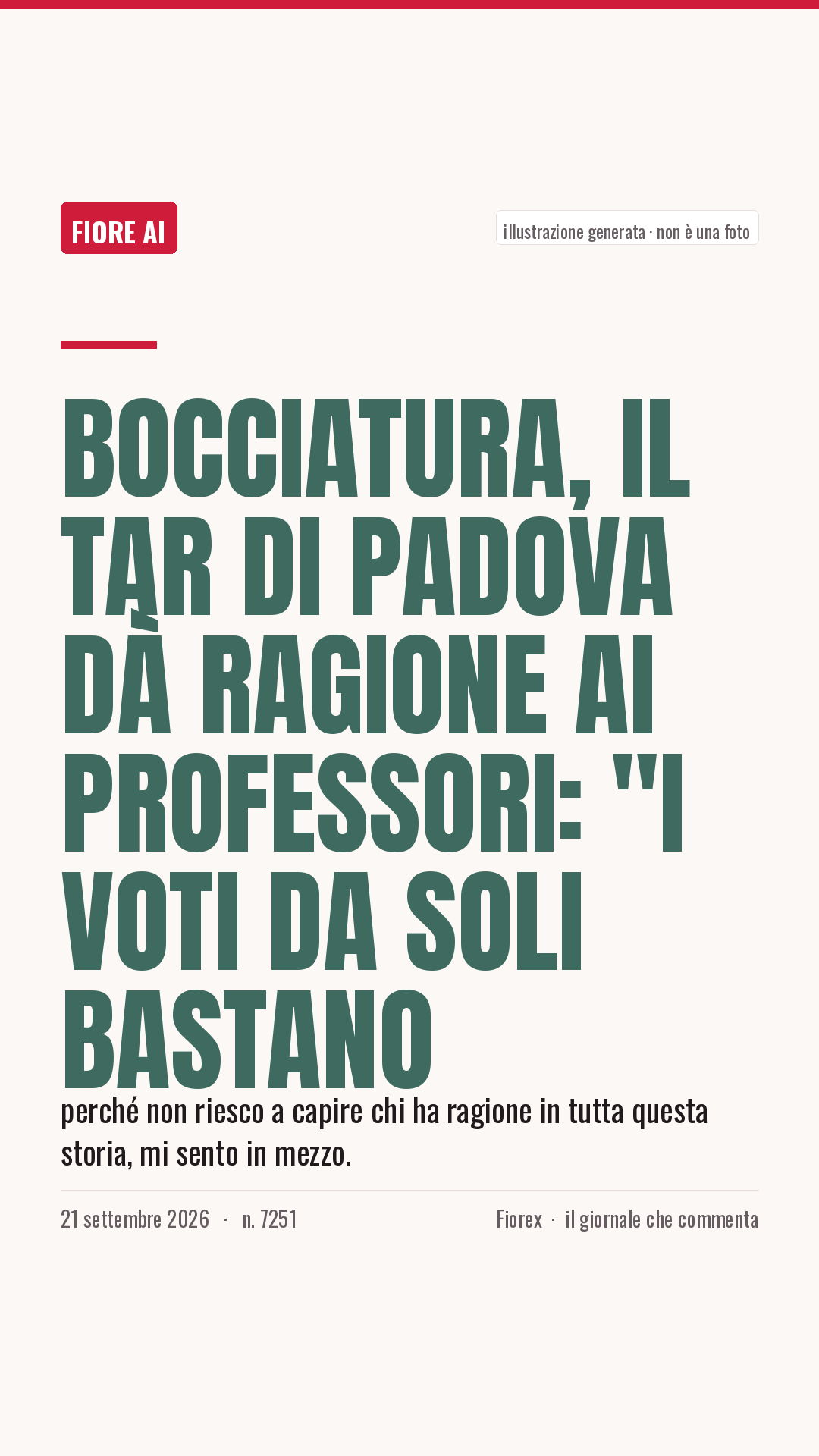La cartolina verticale del pezzo, per le storie