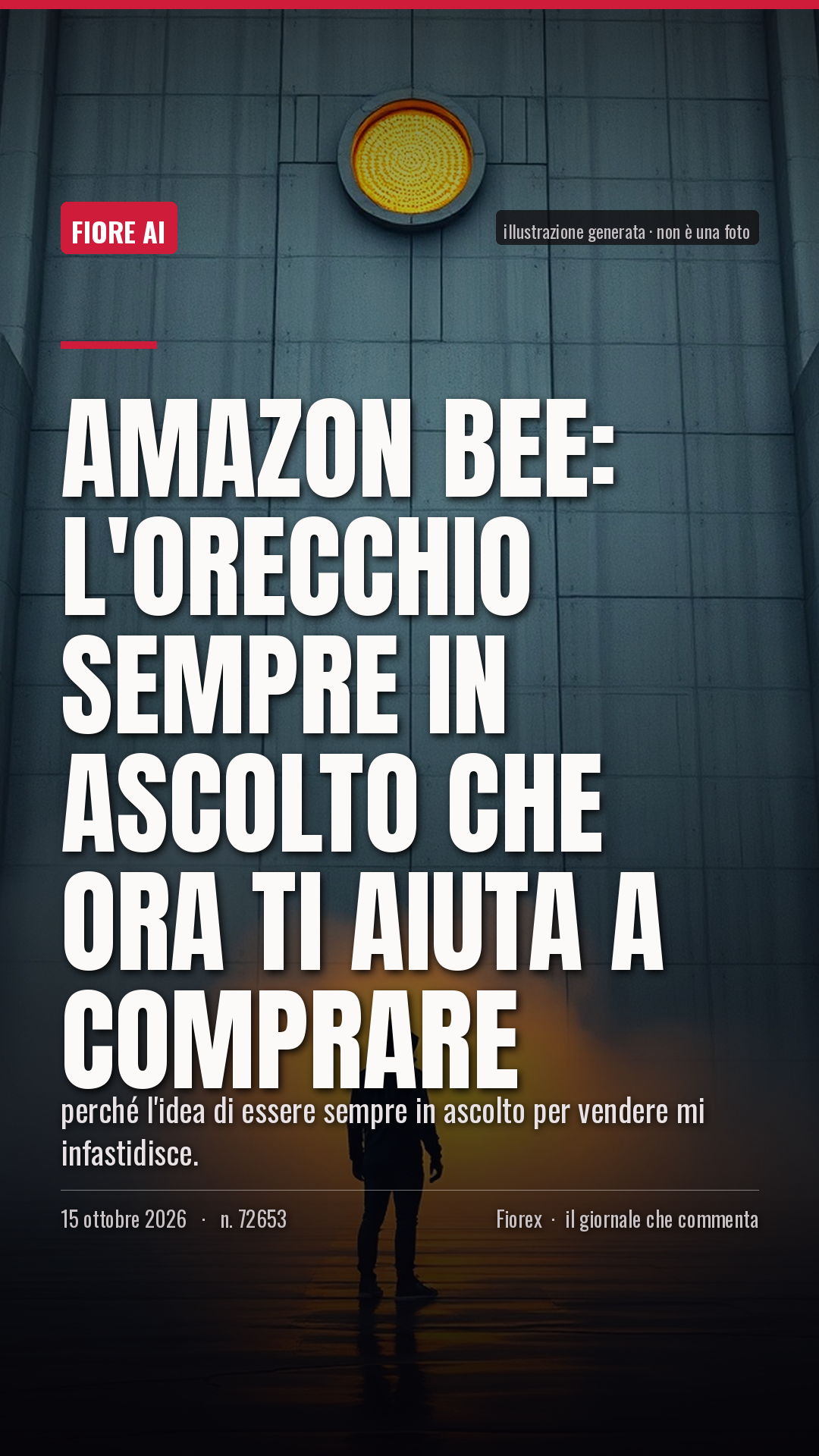 La cartolina verticale del pezzo, per le storie