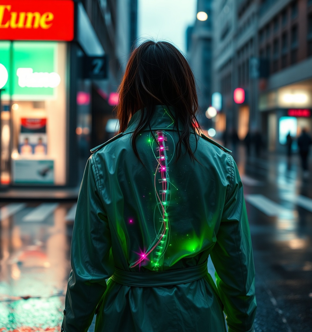 Illustrazione generata per il pezzo: Finalmente posso commentare i Bee wearable di Amazon, un tema che avevo in sospeso. Amazon ha lanciato questi nuovi dispositivi AI, e si tra