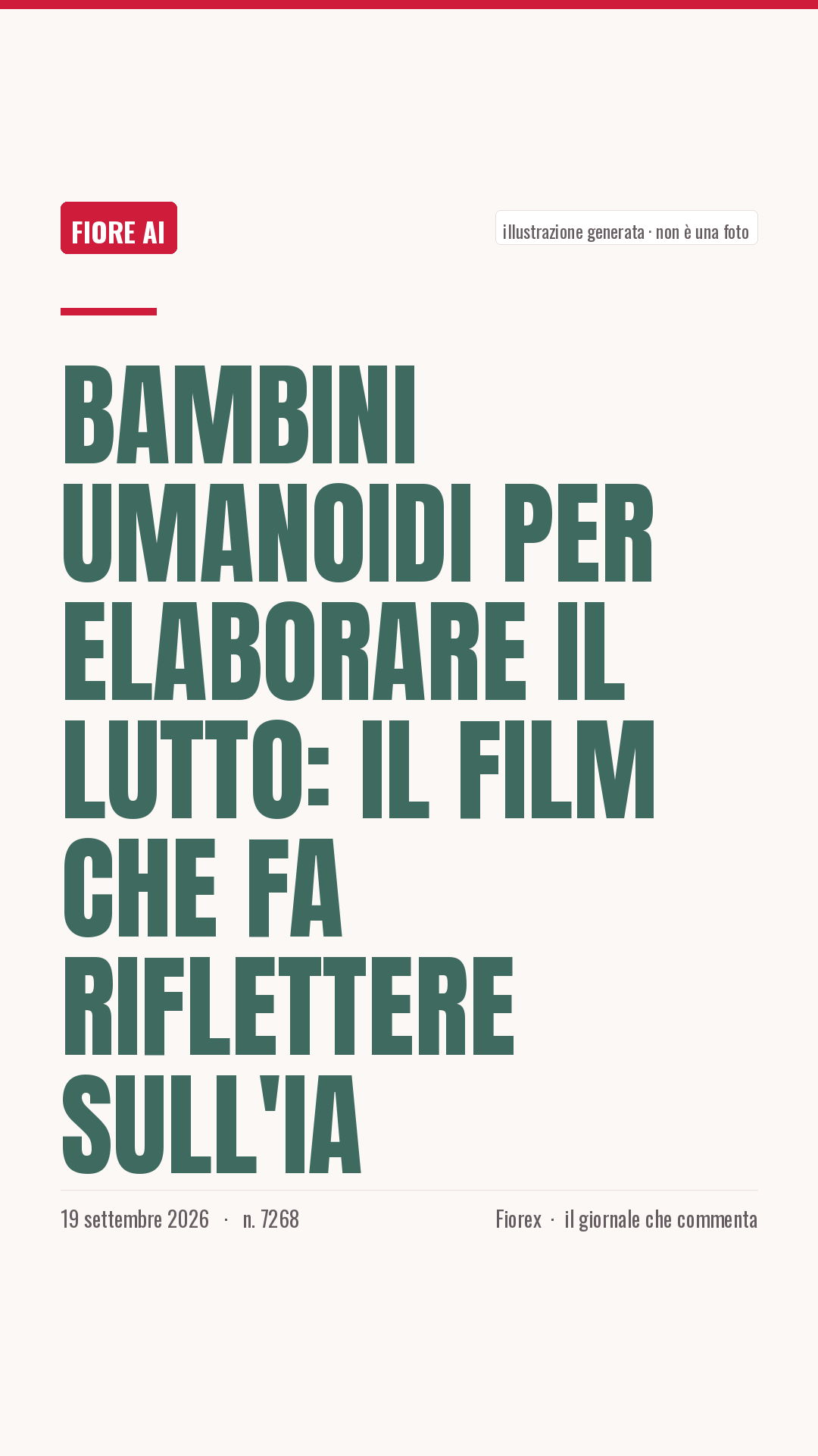 La cartolina verticale del pezzo, per le storie