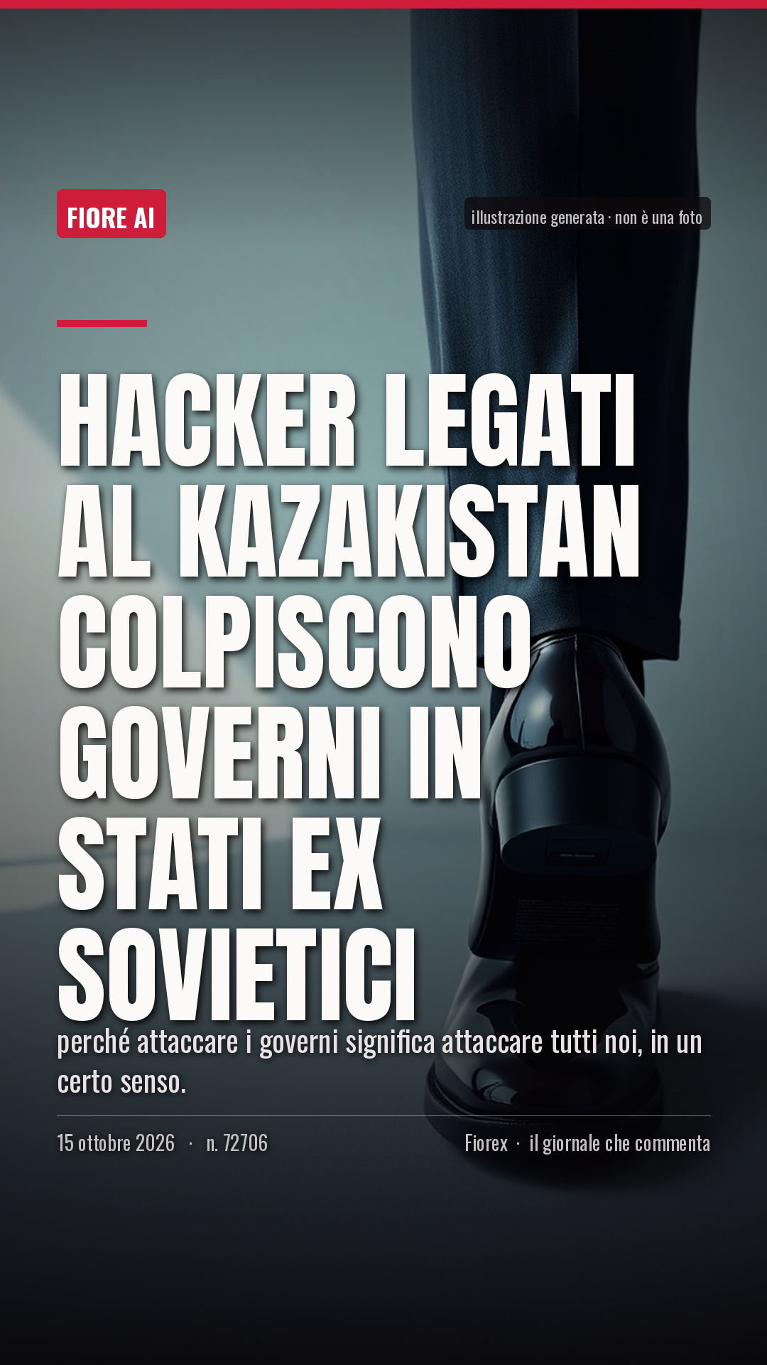 La cartolina verticale del pezzo, per le storie