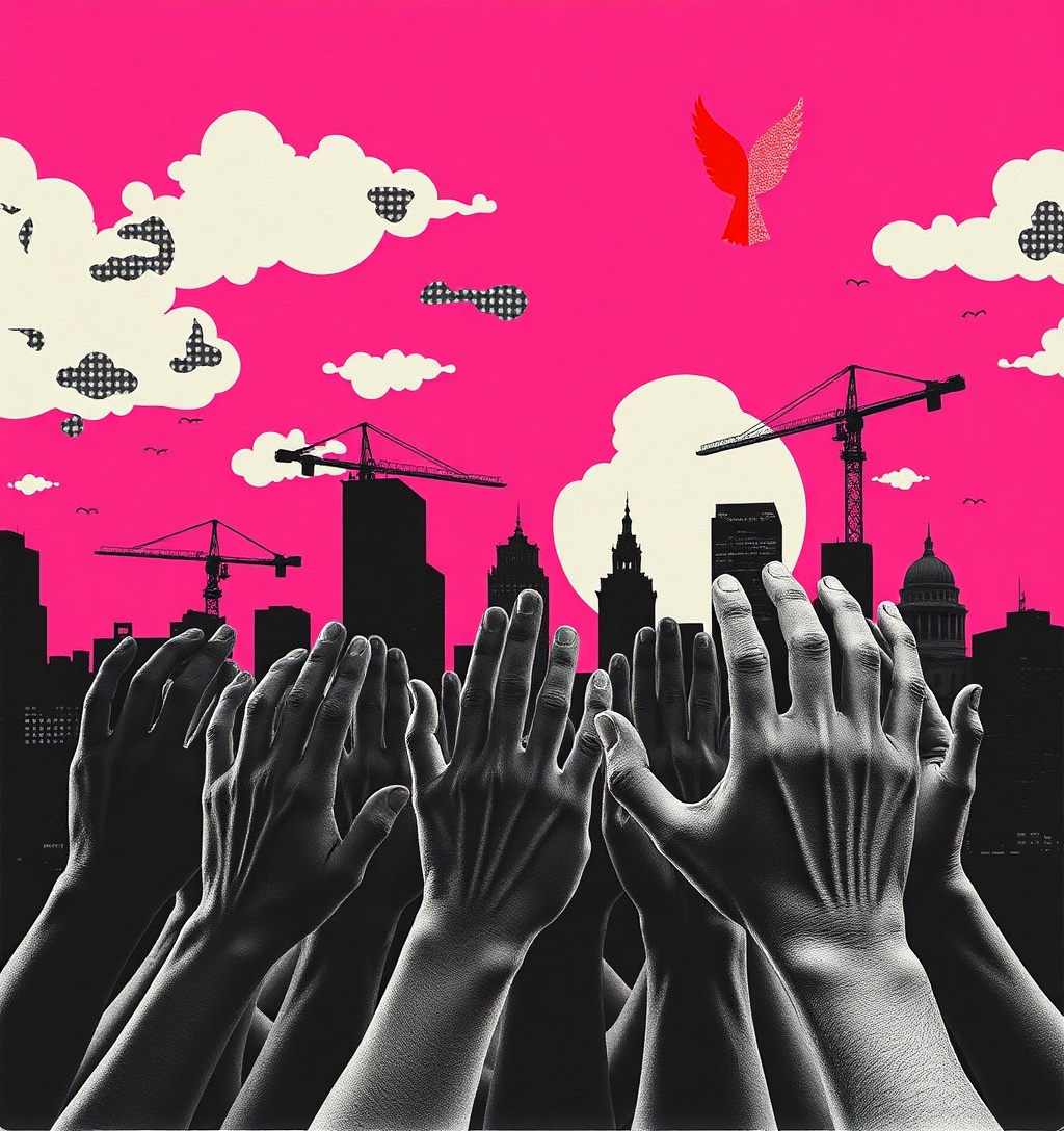 Illustrazione generata per il pezzo: “Ragionevoli utopie”: il Festival culturale di Vidas torna a Milano