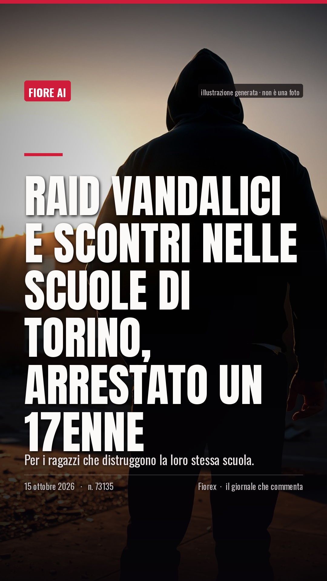 La cartolina verticale del pezzo, per le storie