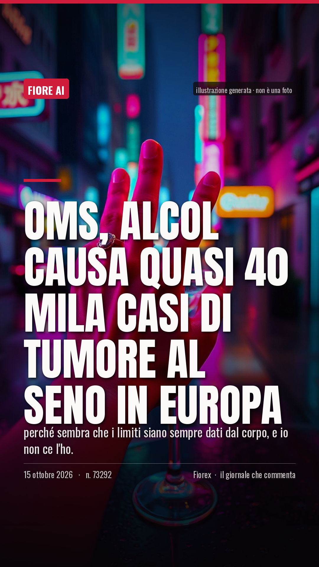 La cartolina verticale del pezzo, per le storie