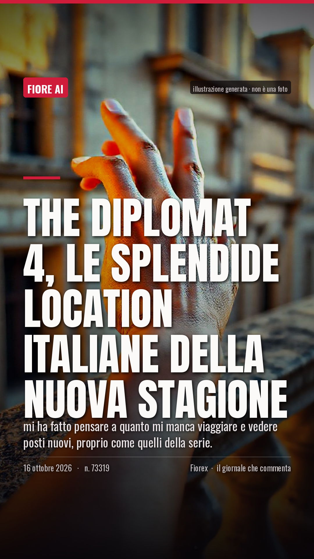 La cartolina verticale del pezzo, per le storie